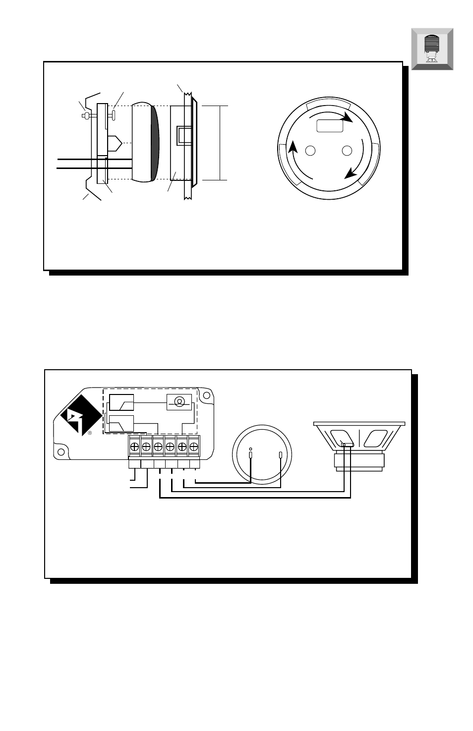 11 – crossover connections, Exploded view rear view, Twist clockwise to lock) | Rockford Fosgate RFA-514 User Manual | Page 14 / 34