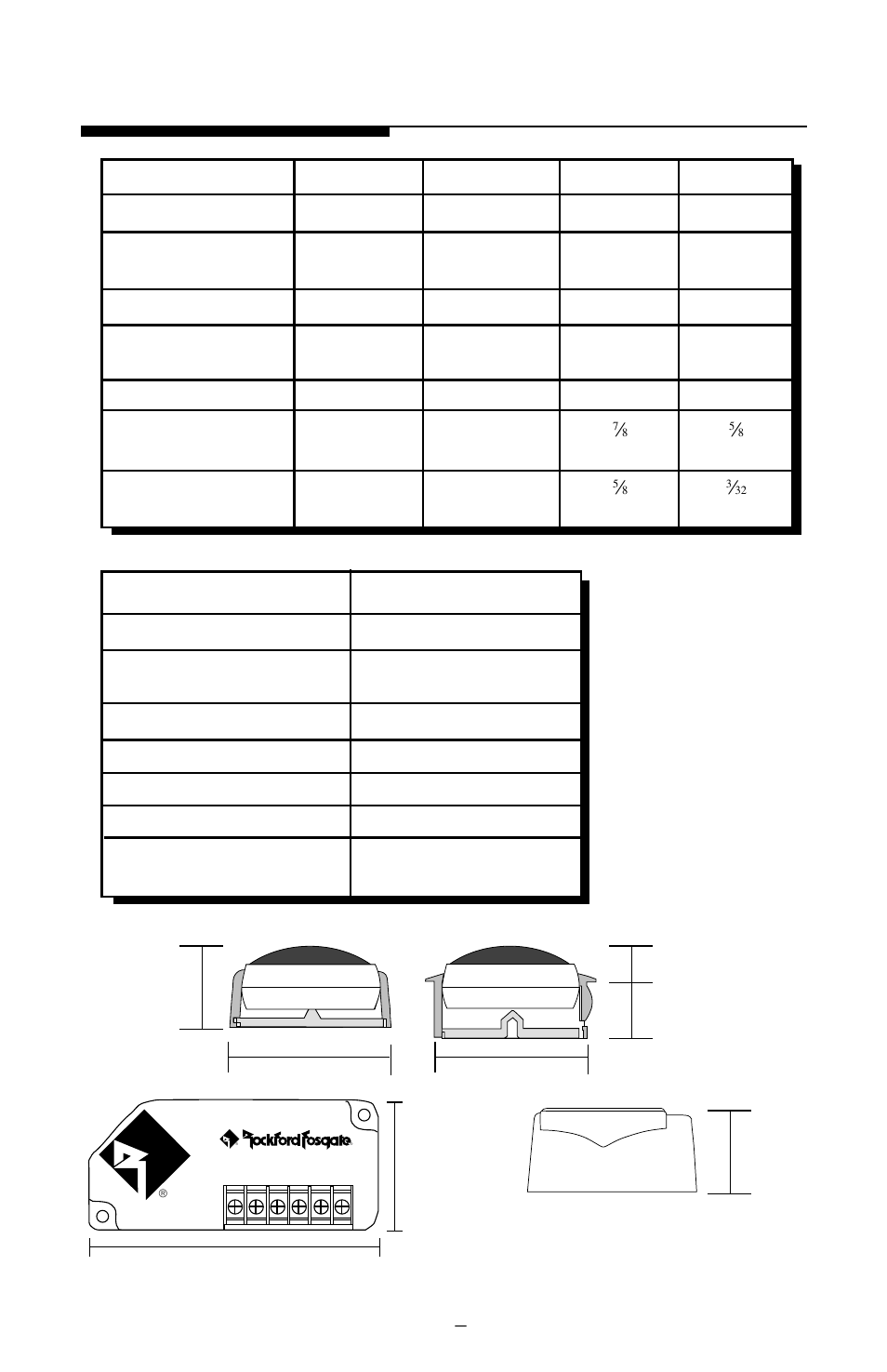 Flush mount surface mount | Rockford Fosgate RFA-514 User Manual | Page 19 / 34