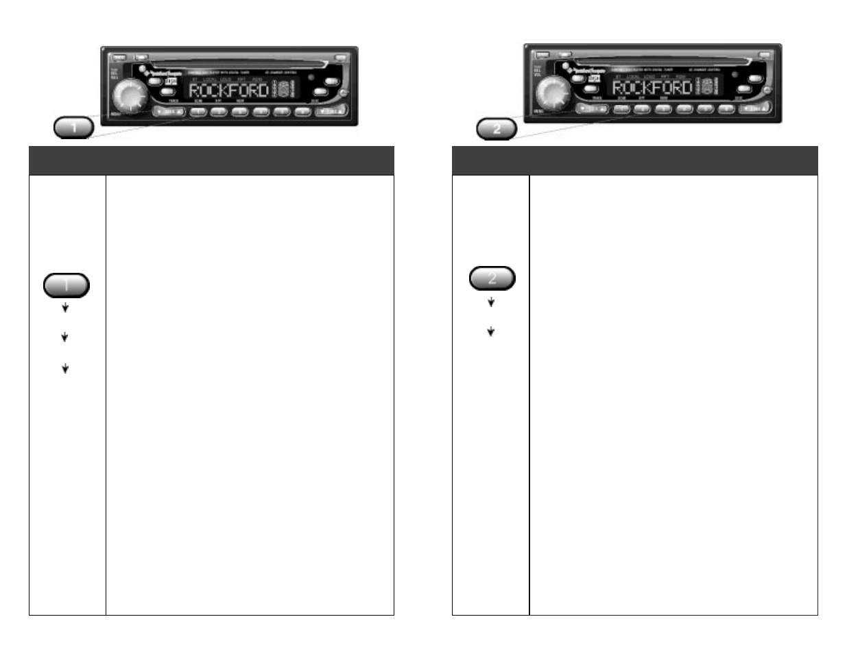 Cdp/cdx t | Rockford Fosgate RFX8220 User Manual | Page 20 / 37
