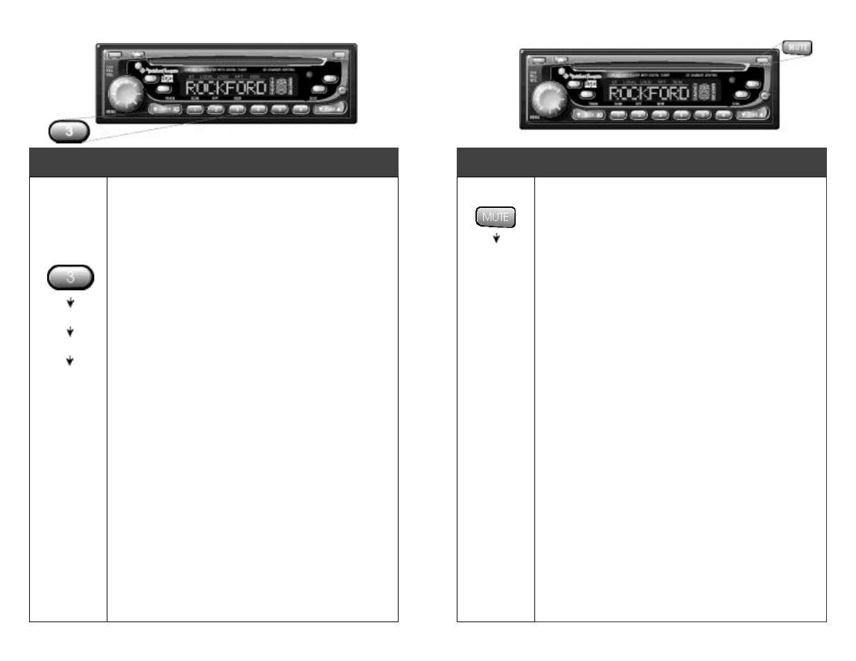 Cdp/cdx p, Cdp/cdx t | Rockford Fosgate RFX8220 User Manual | Page 21 / 37