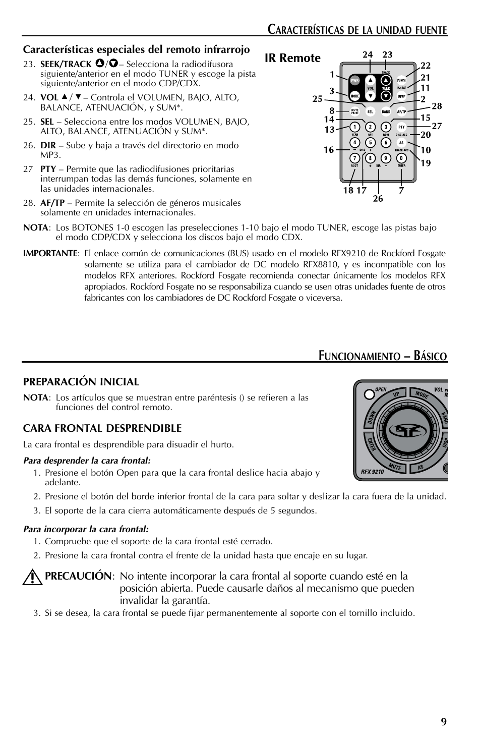 Rockford Fosgate RFX9110 User Manual | Page 57 / 76