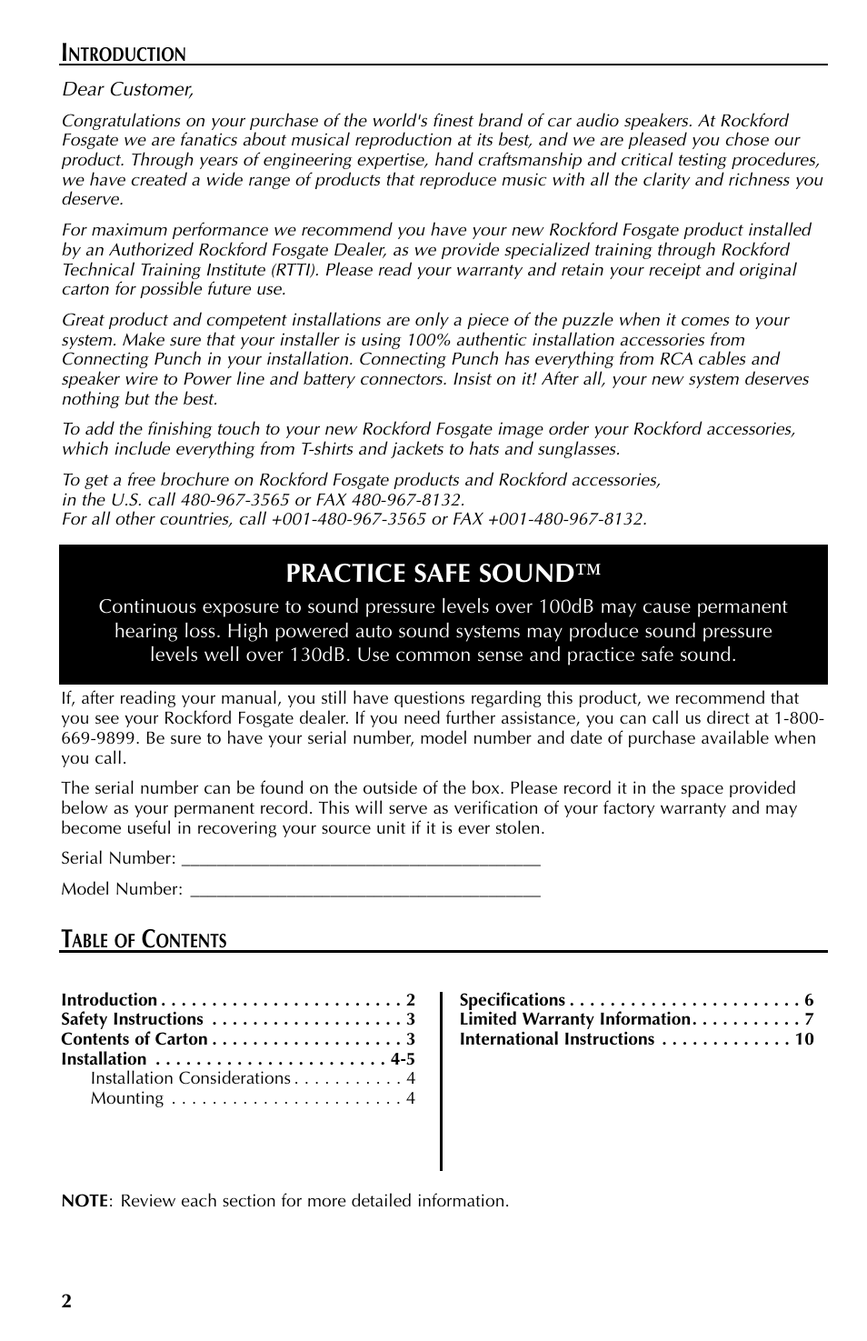 Rockford Fosgate HPC2246 User Manual | Page 2 / 8