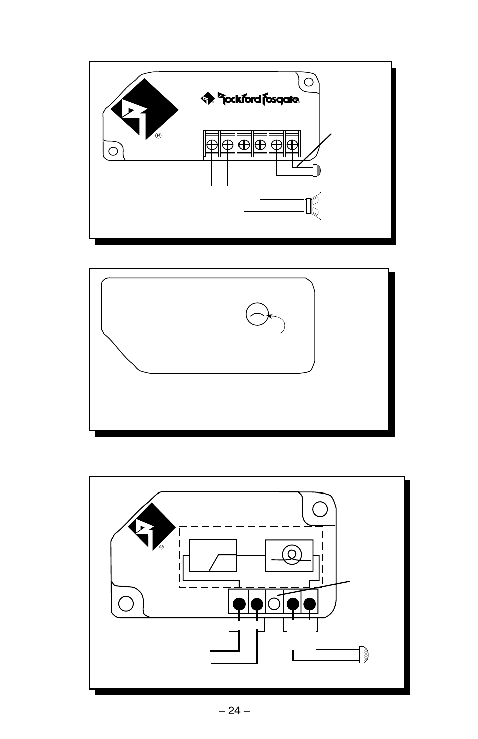 Verkabelung des pch-142x, Tweeter level matching | Rockford Fosgate PCH-14X User Manual | Page 27 / 32