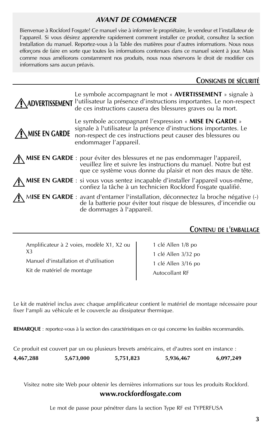 Rockford Fosgate X2 User Manual | Page 15 / 64