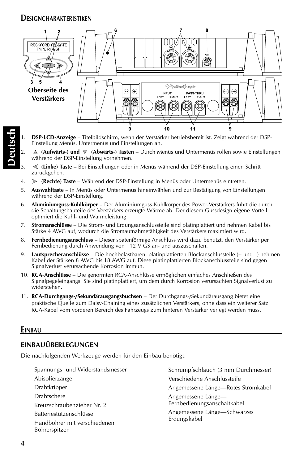 Deutsch | Rockford Fosgate X2 User Manual | Page 40 / 64