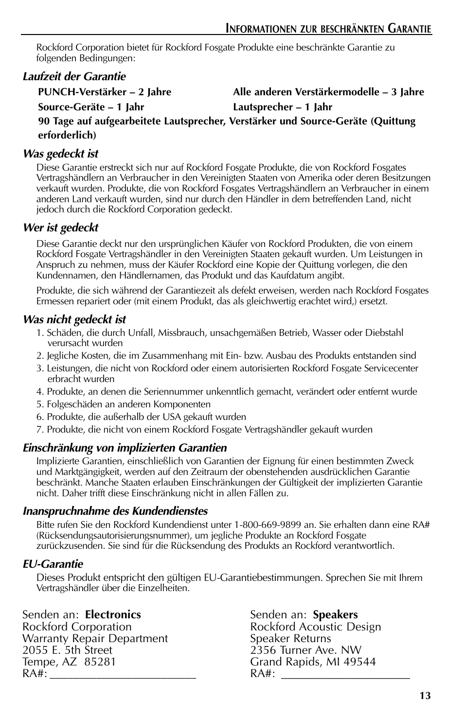 Rockford Fosgate X2 User Manual | Page 49 / 64