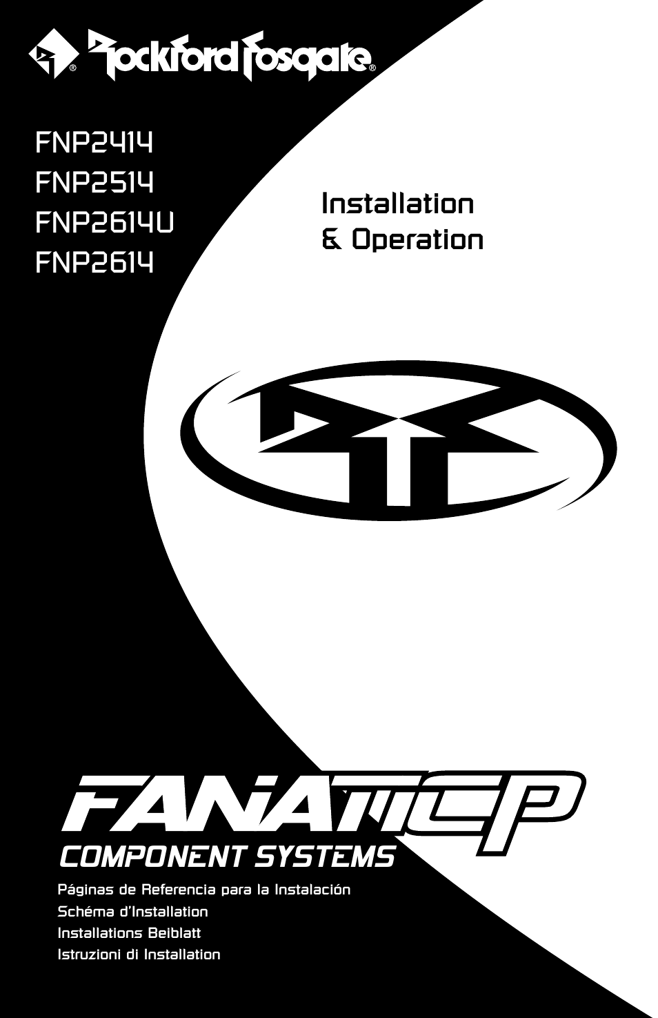 Rockford Fosgate FNP2614U User Manual | 24 pages