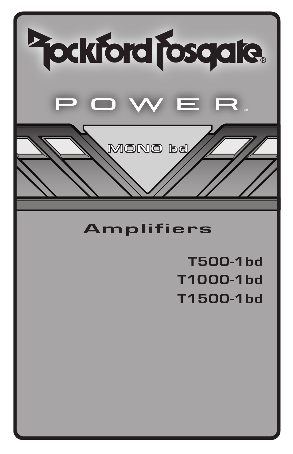 Rockford Fosgate T1500-1bd User Manual | 52 pages