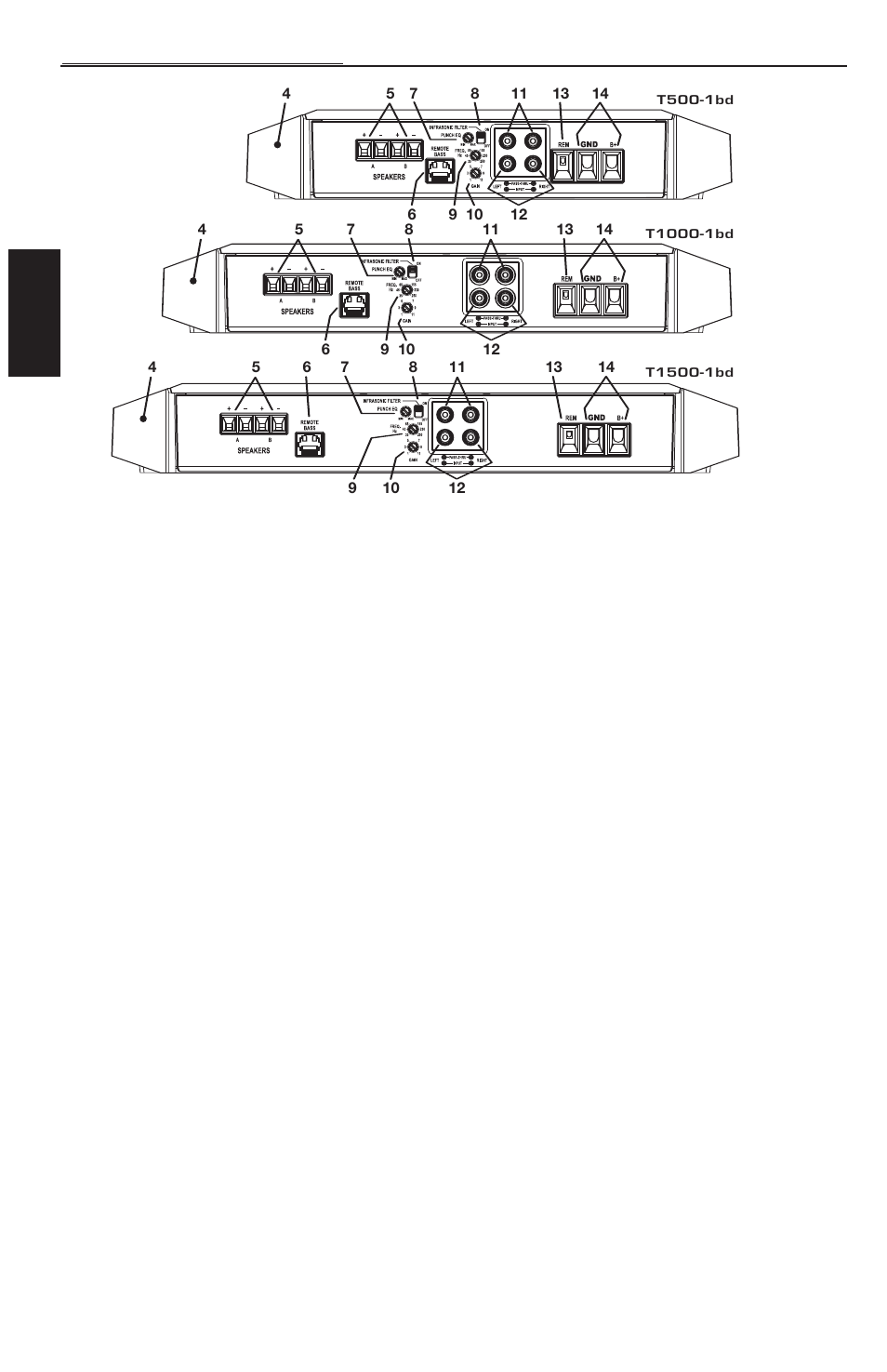 Español | Rockford Fosgate T1500-1bd User Manual | Page 24 / 52