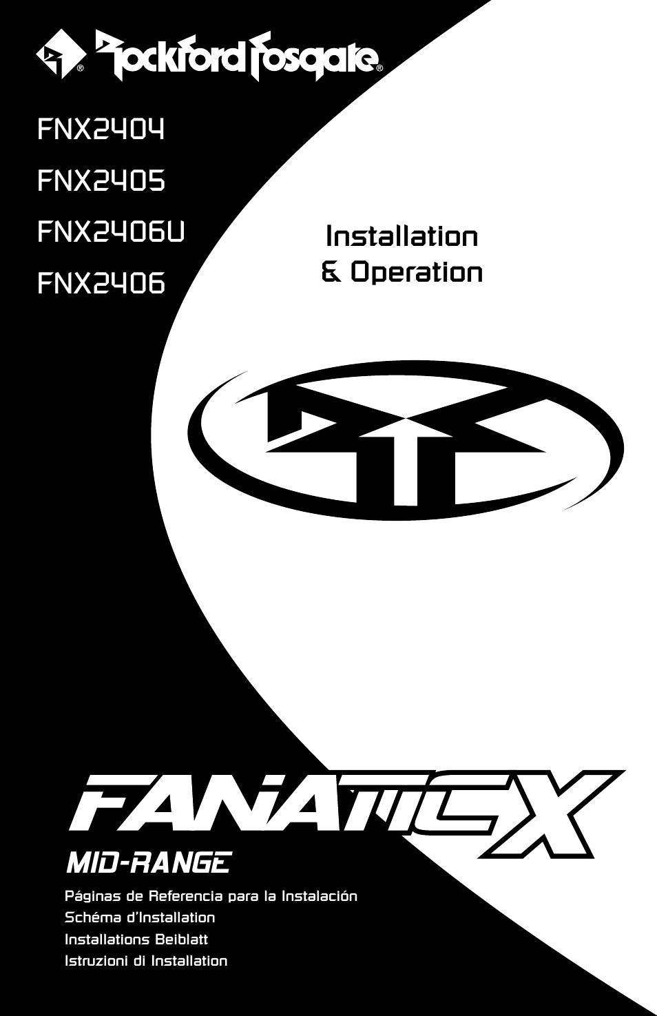 Rockford Fosgate FNX2405 User Manual | 20 pages