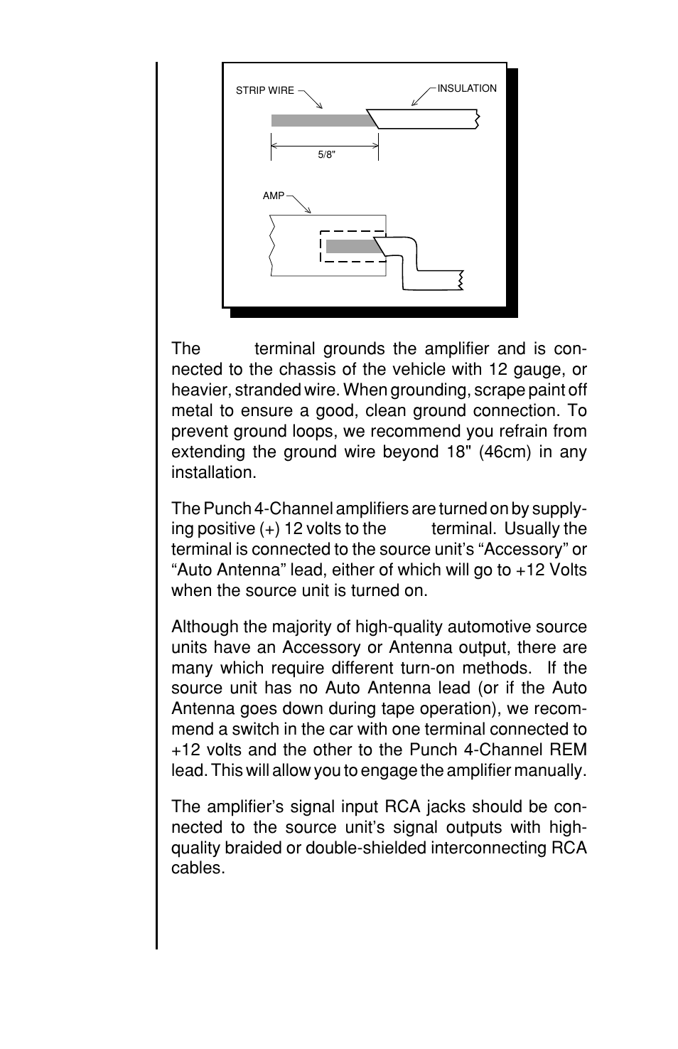 Rockford Fosgate 4-CHANNEL AMPLIFIER User Manual | Page 16 / 35