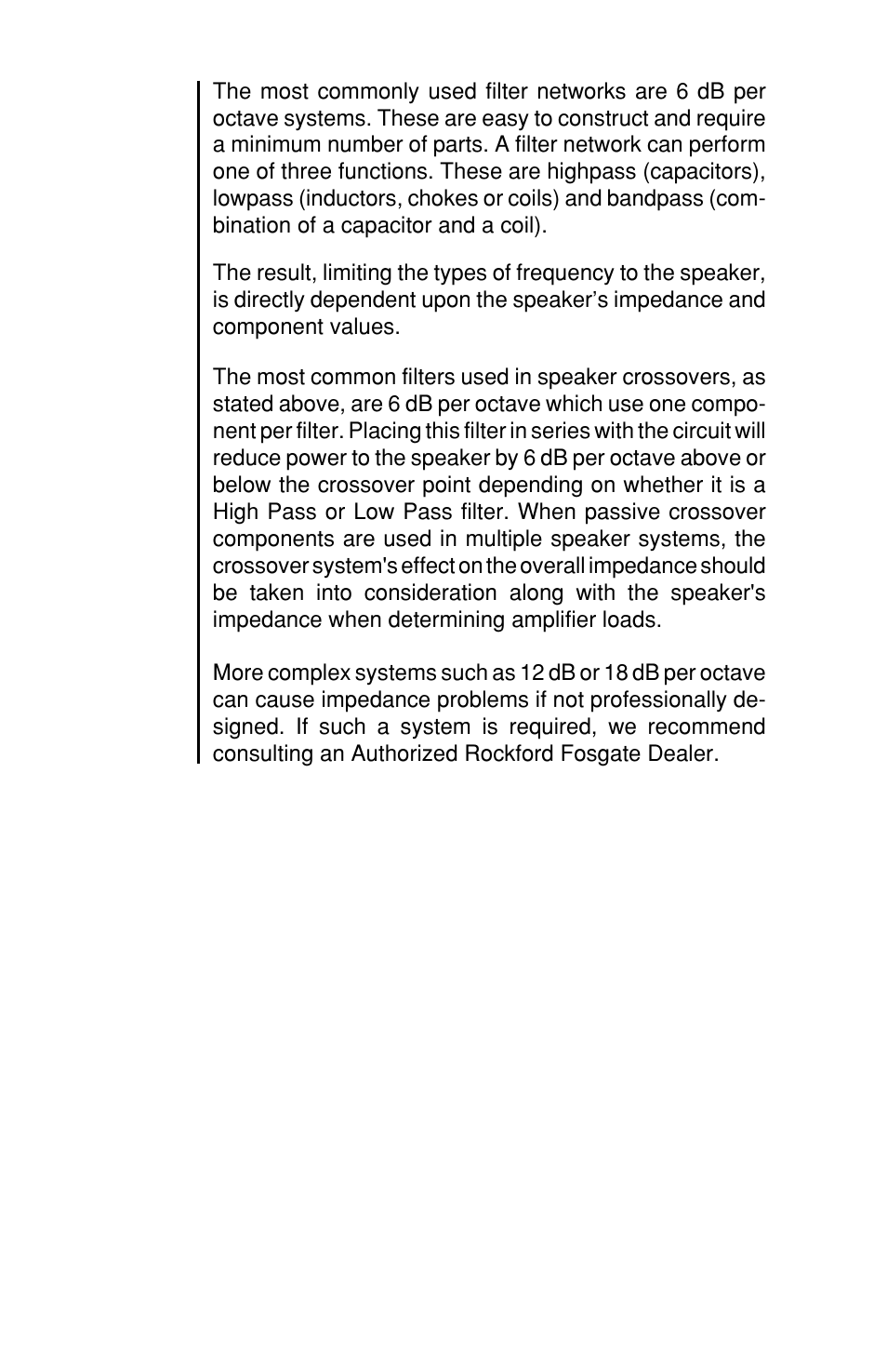 Rockford Fosgate 4-CHANNEL AMPLIFIER User Manual | Page 18 / 35