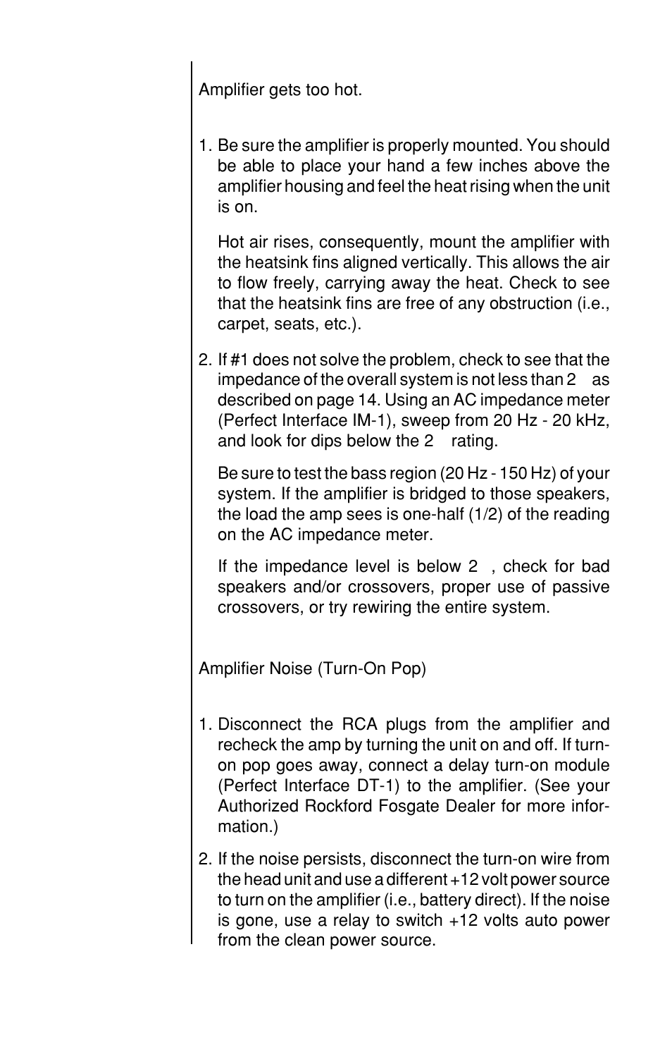 Rockford Fosgate 4-CHANNEL AMPLIFIER User Manual | Page 29 / 35