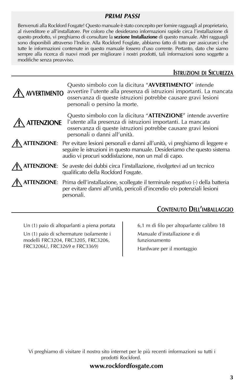 Rockford Fosgate FRC3268 User Manual | Page 27 / 32