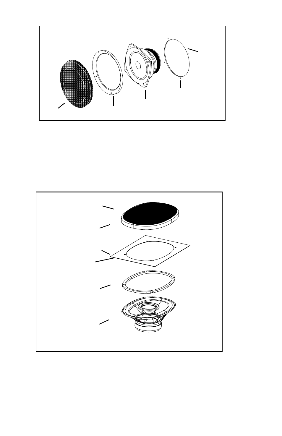 Example of 6" x 9" rear-deck installation, Example of standard door installation | Rockford Fosgate FRC2203 User Manual | Page 11 / 16