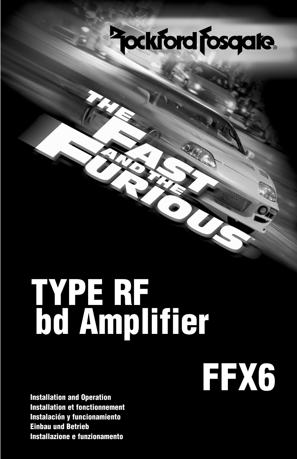 Rockford Fosgate FFX6 User Manual | 64 pages