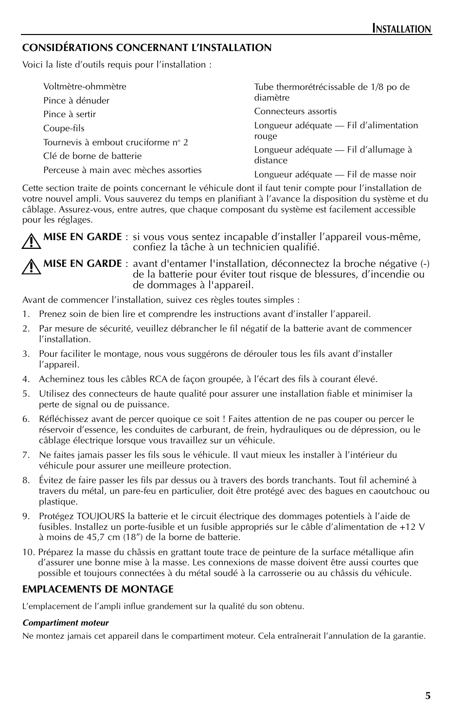 Rockford Fosgate FFX6 User Manual | Page 17 / 64