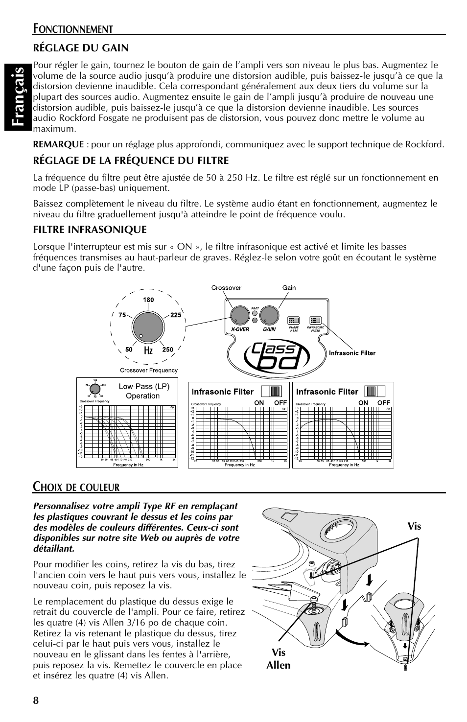 Fran çais | Rockford Fosgate FFX6 User Manual | Page 20 / 64
