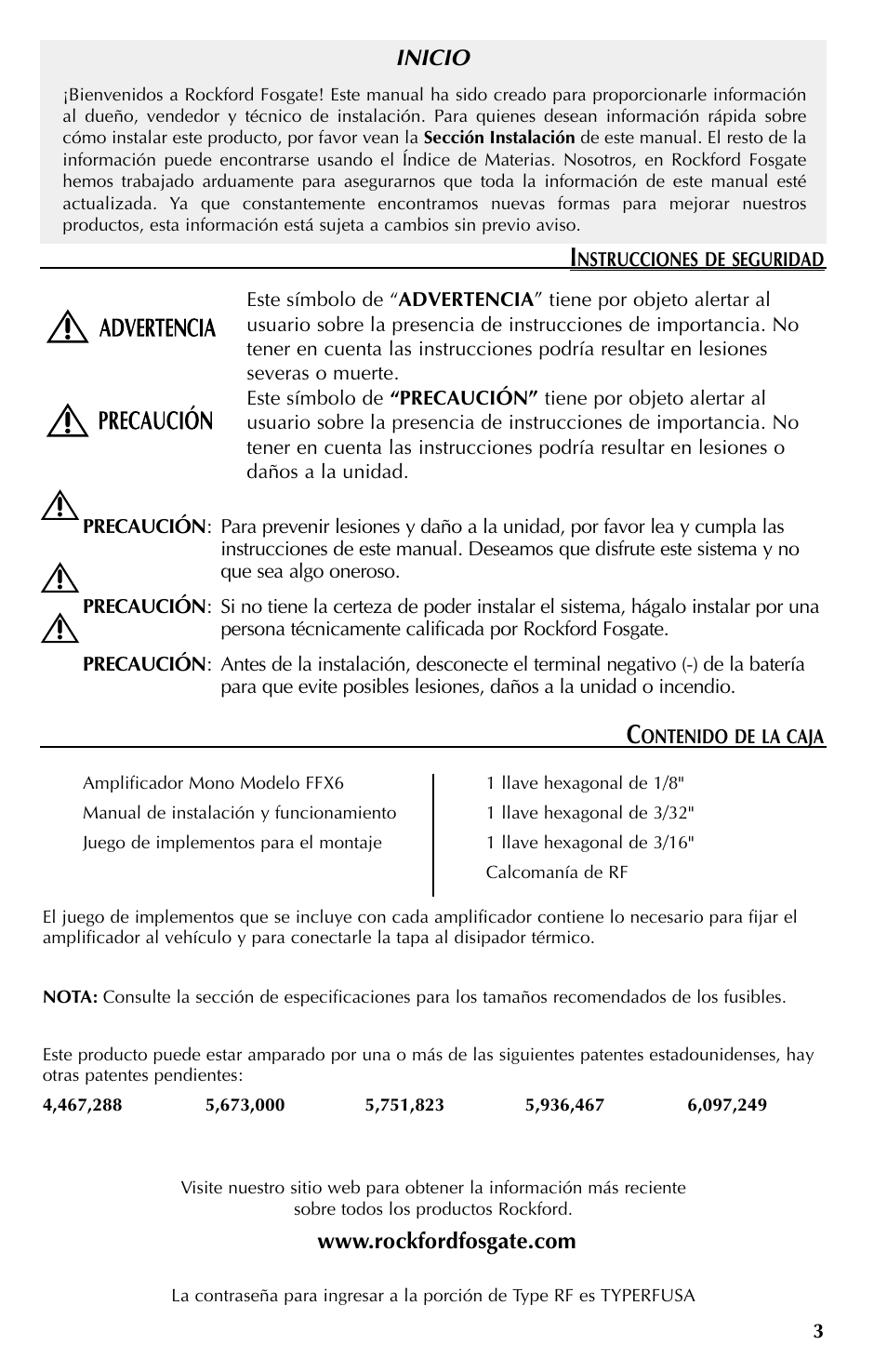 Rockford Fosgate FFX6 User Manual | Page 27 / 64