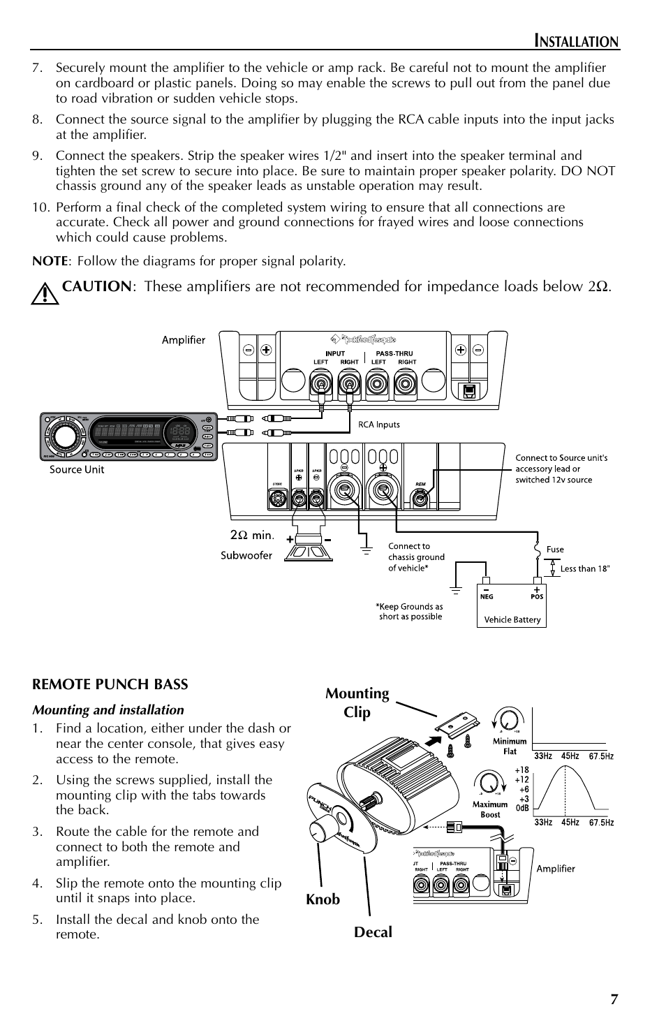 Rockford Fosgate FFX6 User Manual | Page 7 / 64