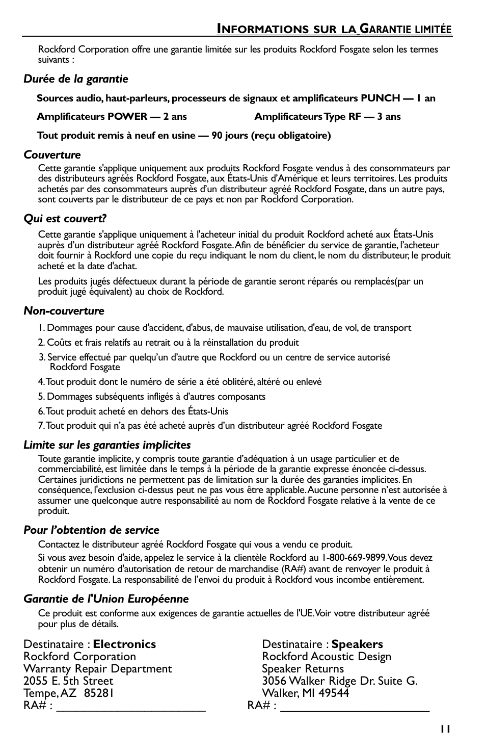 Rockford Fosgate Punch 45 User Manual | Page 21 / 52