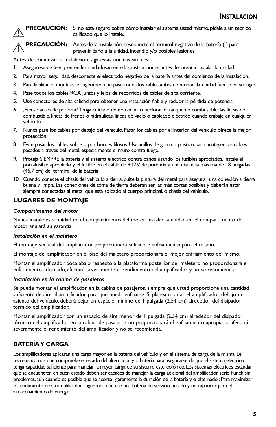 Rockford Fosgate Punch 45 User Manual | Page 25 / 52