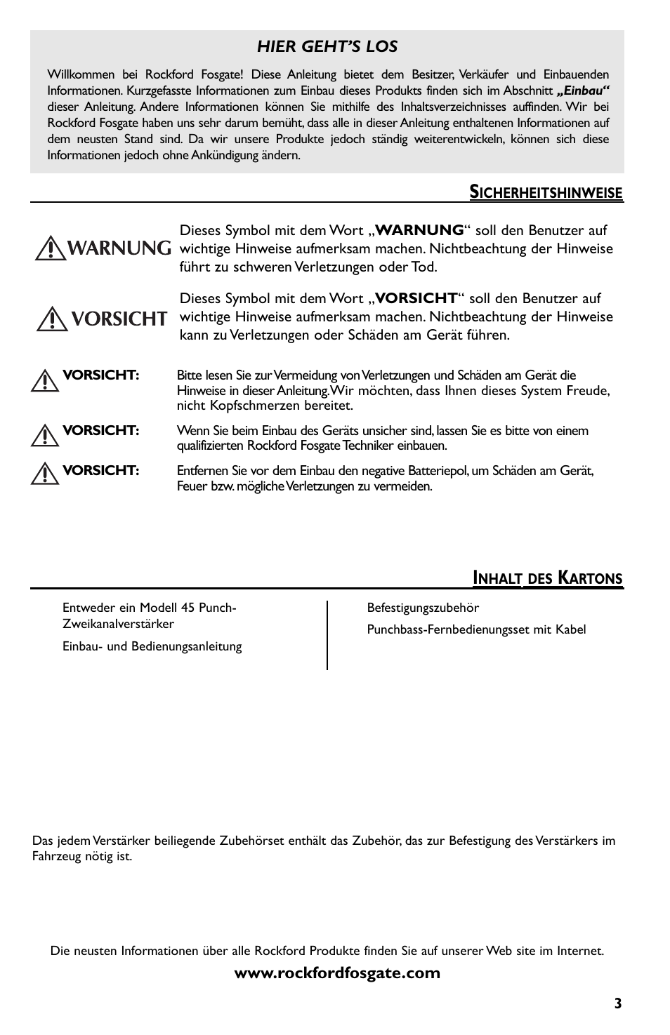 Rockford Fosgate Punch 45 User Manual | Page 33 / 52