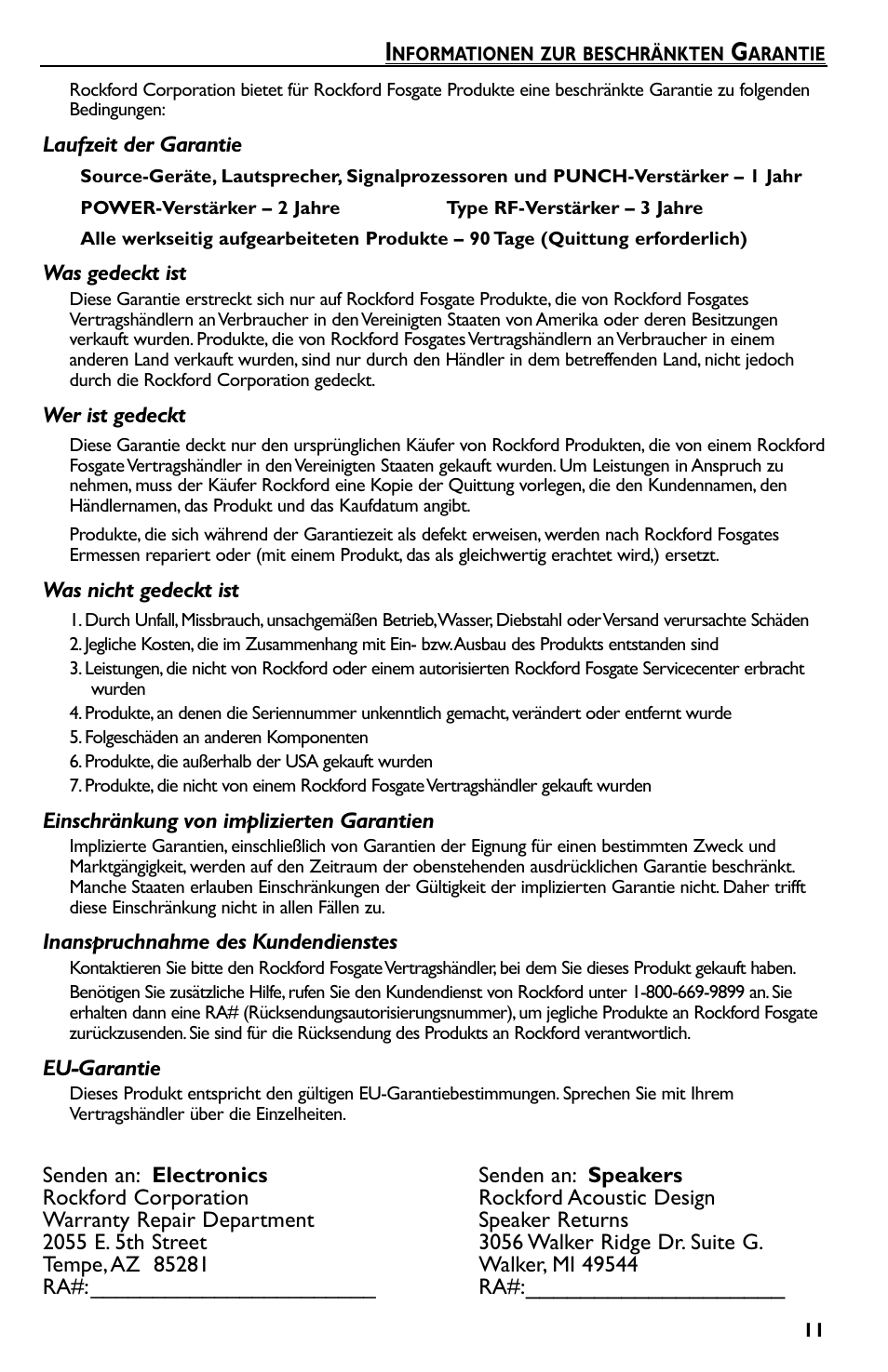 Rockford Fosgate Punch 45 User Manual | Page 41 / 52