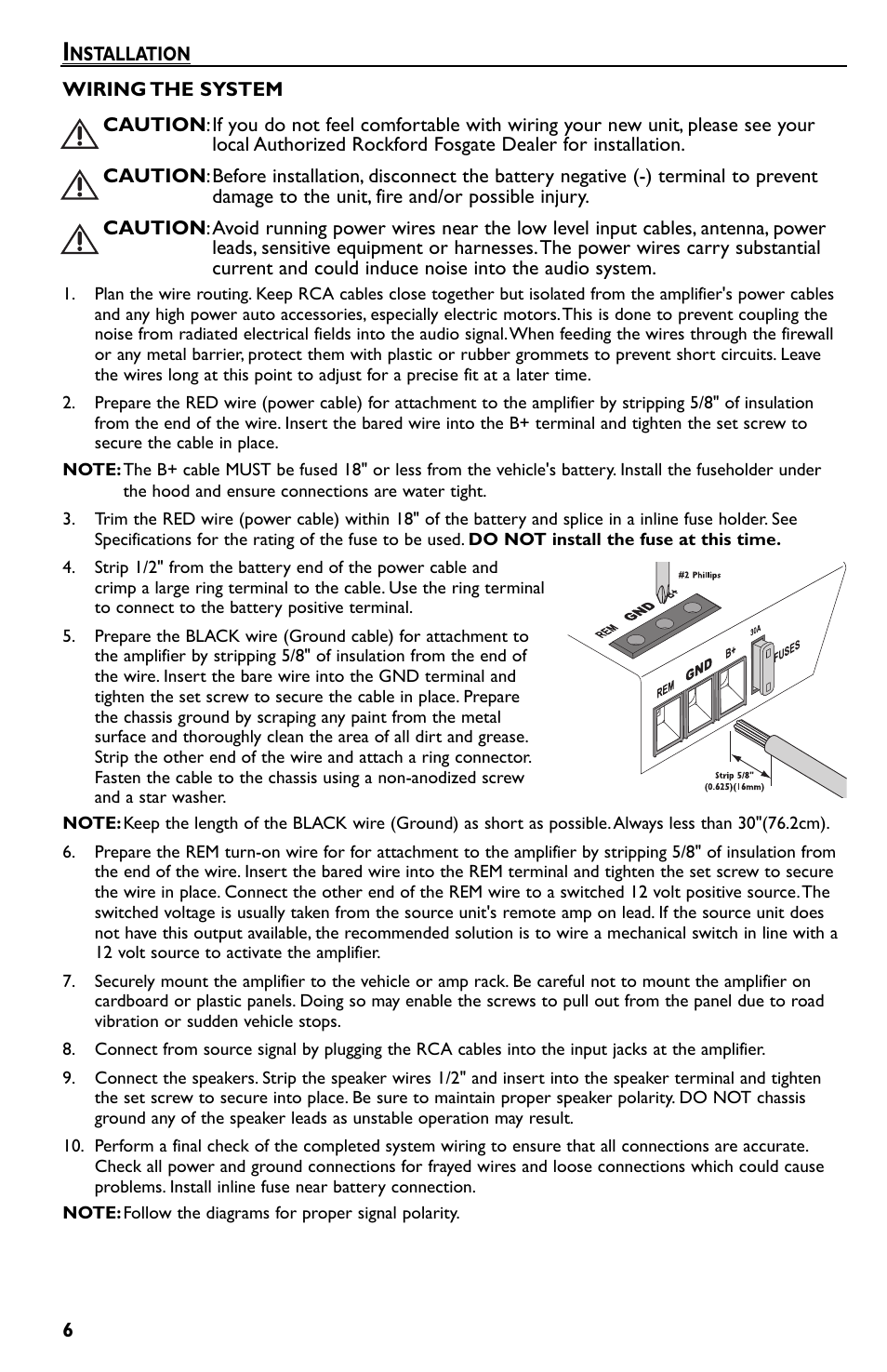 Rockford Fosgate Punch 45 User Manual | Page 6 / 52
