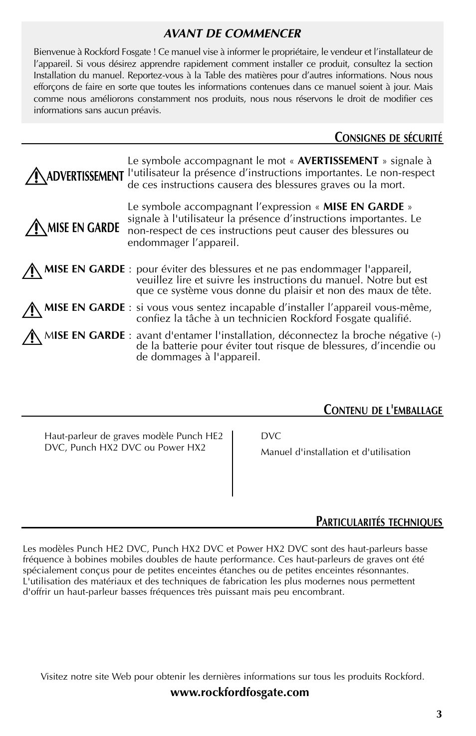 Rockford Fosgate RFD2210 User Manual | Page 13 / 36