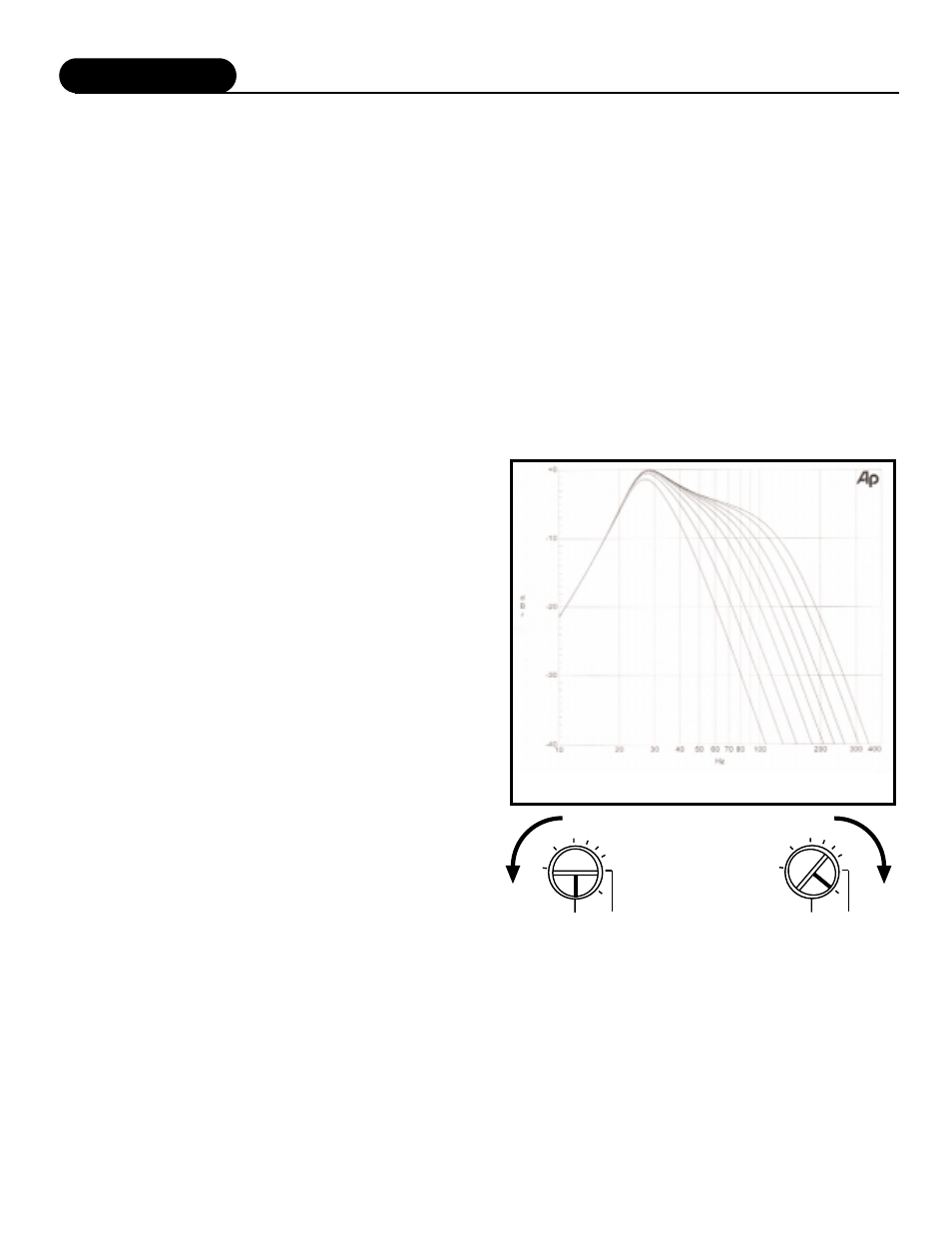 Operation, Electrical crossover response | Rockford Fosgate FA15.0 User Manual | Page 13 / 24