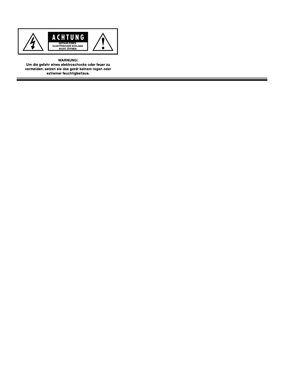 Achtung – wichtige sicherheits – informationen | Rockford Fosgate FA15.0 User Manual | Page 20 / 24