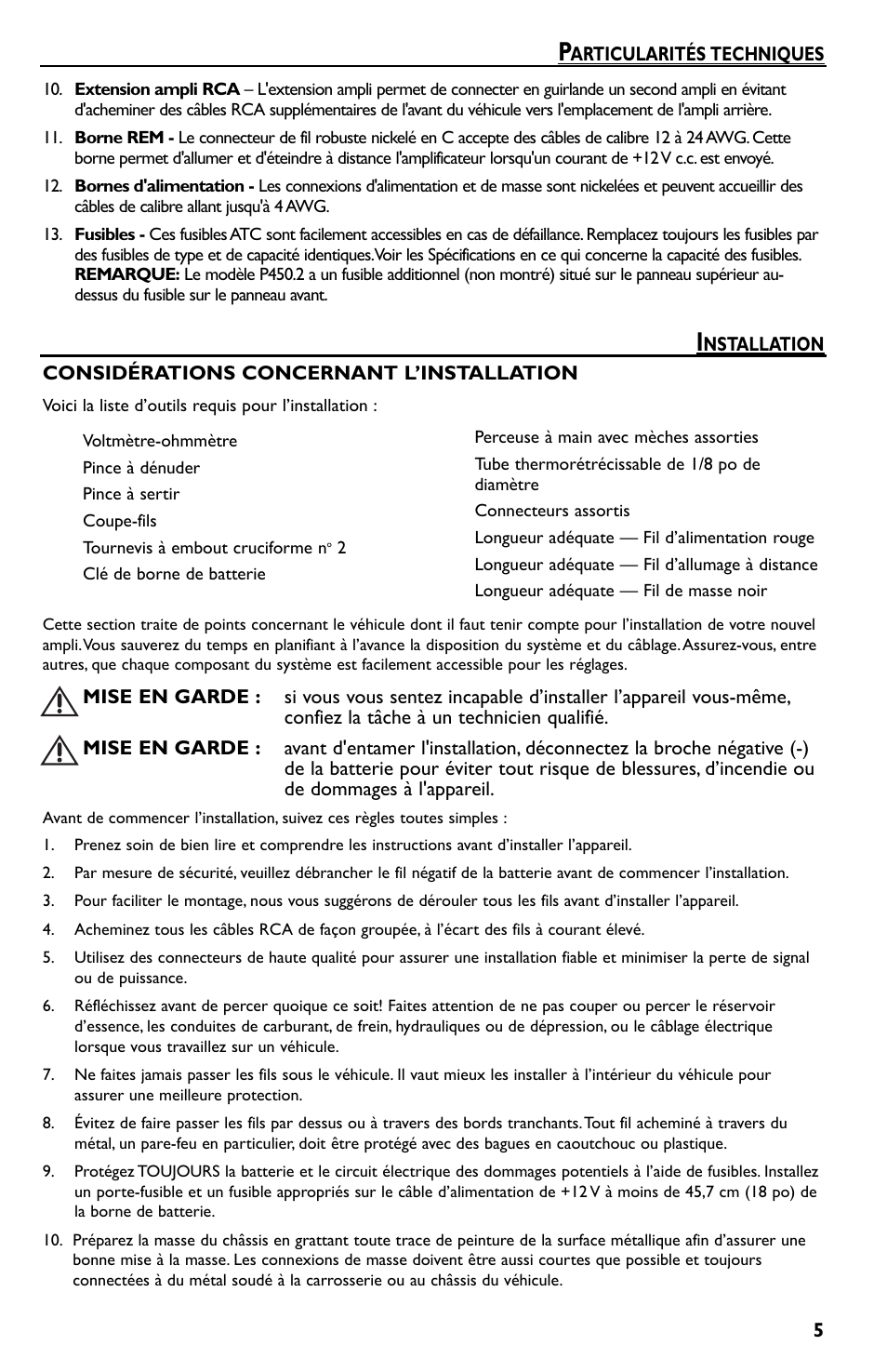 Rockford Fosgate P550.2 User Manual | Page 17 / 64