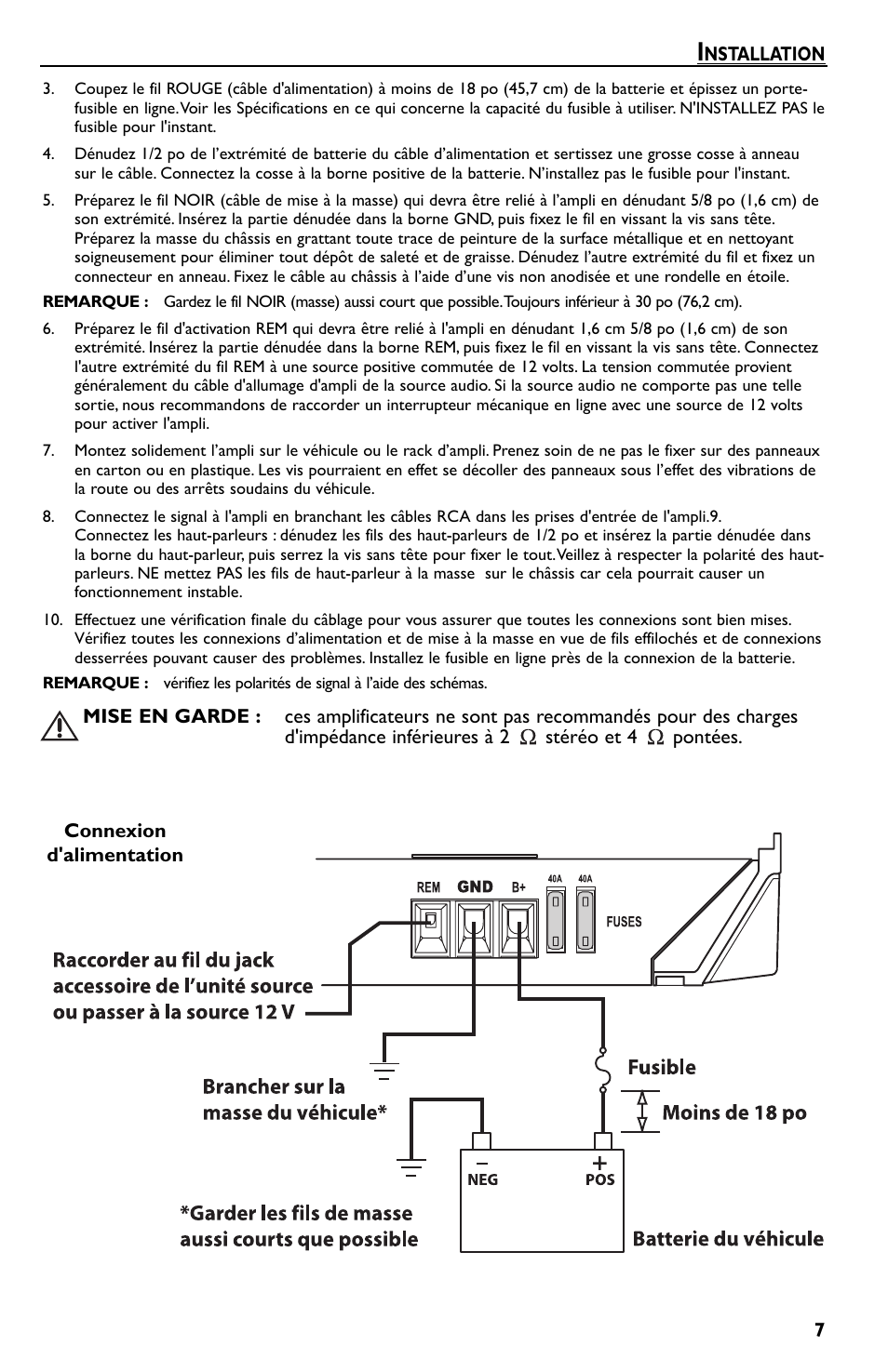 Rockford Fosgate P550.2 User Manual | Page 19 / 64
