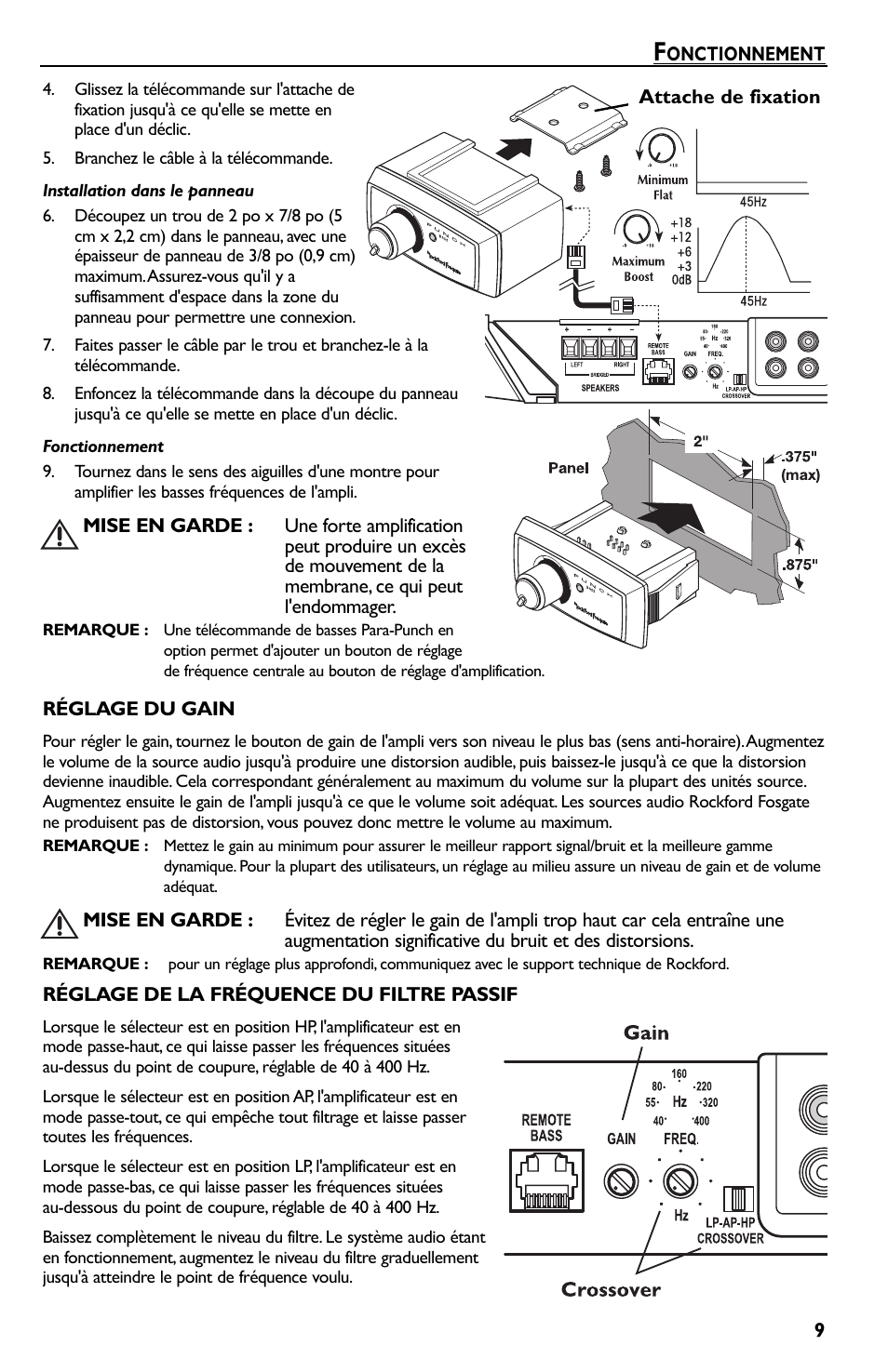 Rockford Fosgate P550.2 User Manual | Page 21 / 64