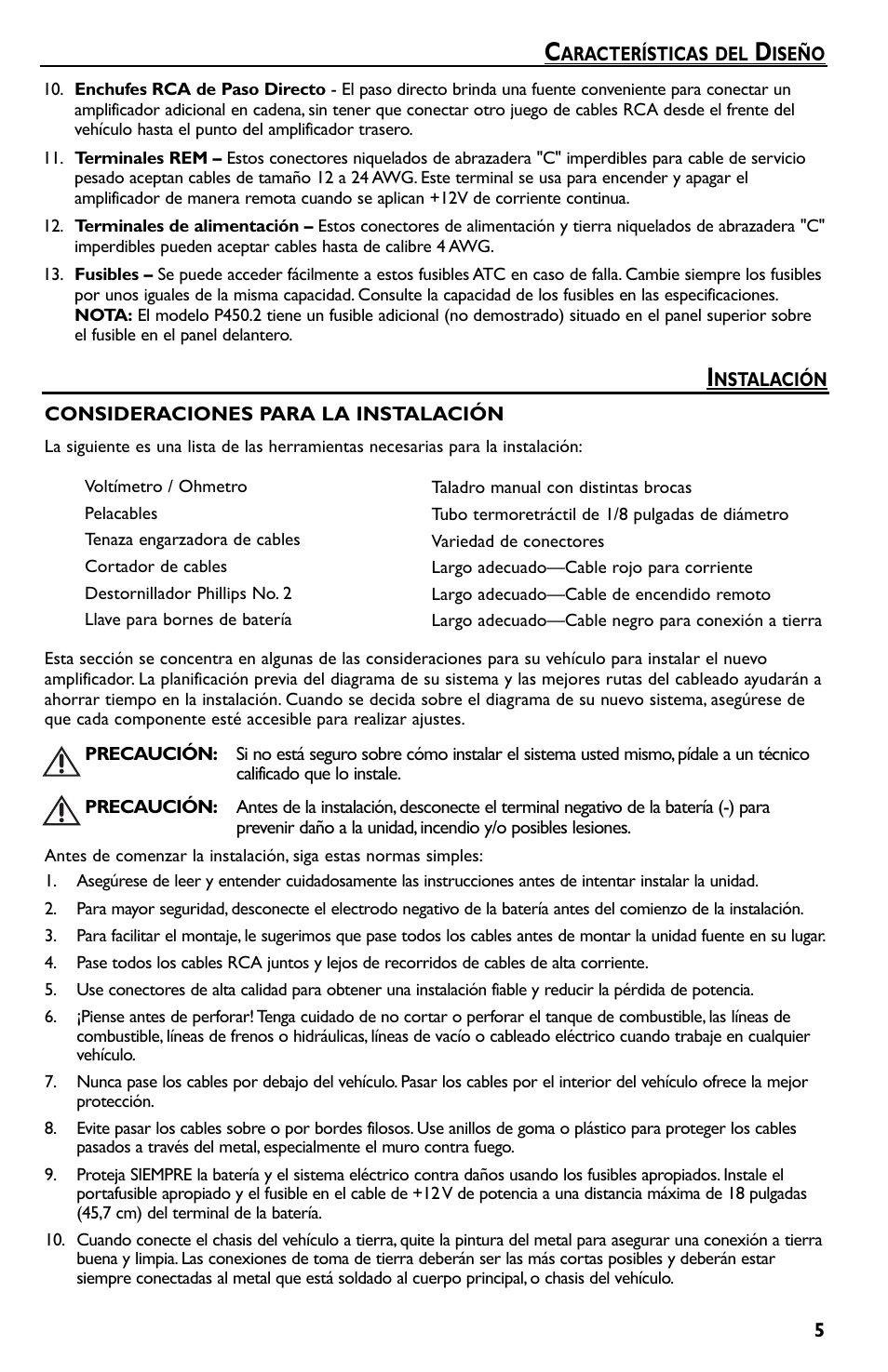 Rockford Fosgate P550.2 User Manual | Page 29 / 64