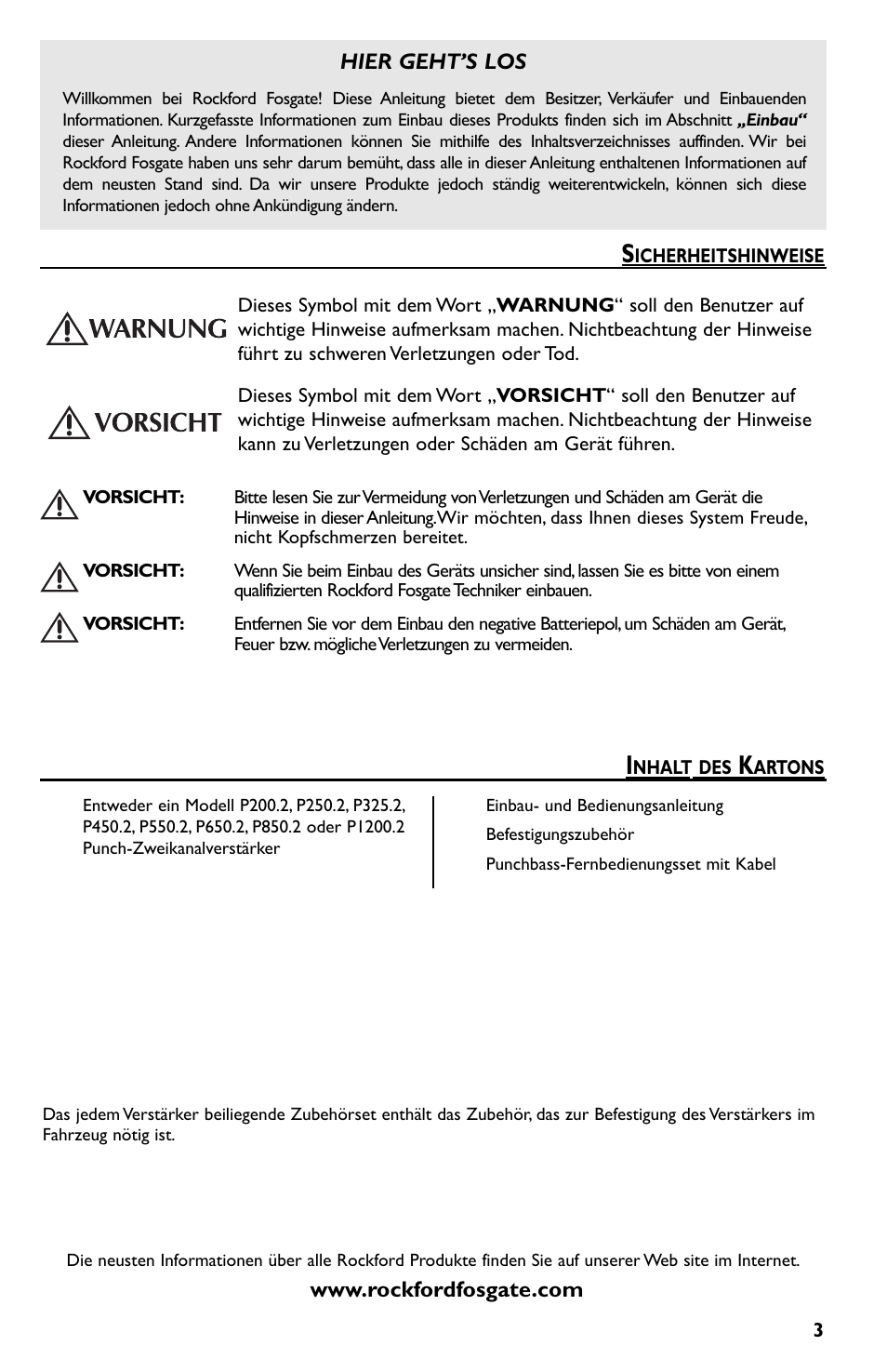 Rockford Fosgate P550.2 User Manual | Page 39 / 64