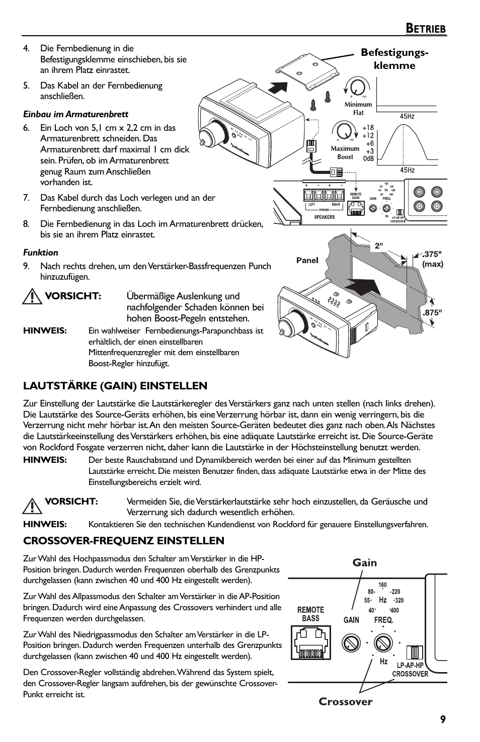 Rockford Fosgate P550.2 User Manual | Page 45 / 64