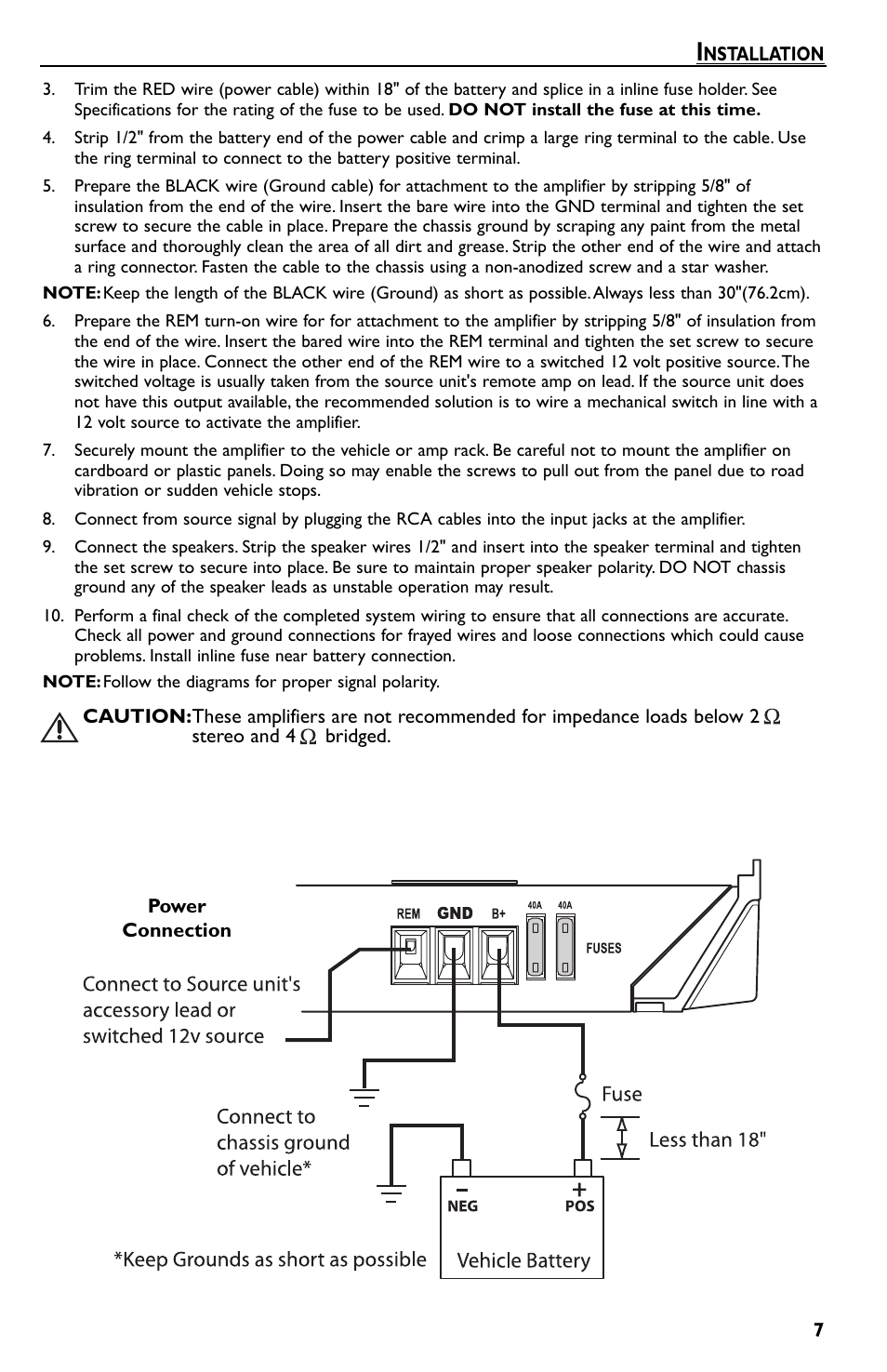 Rockford Fosgate P550.2 User Manual | Page 7 / 64