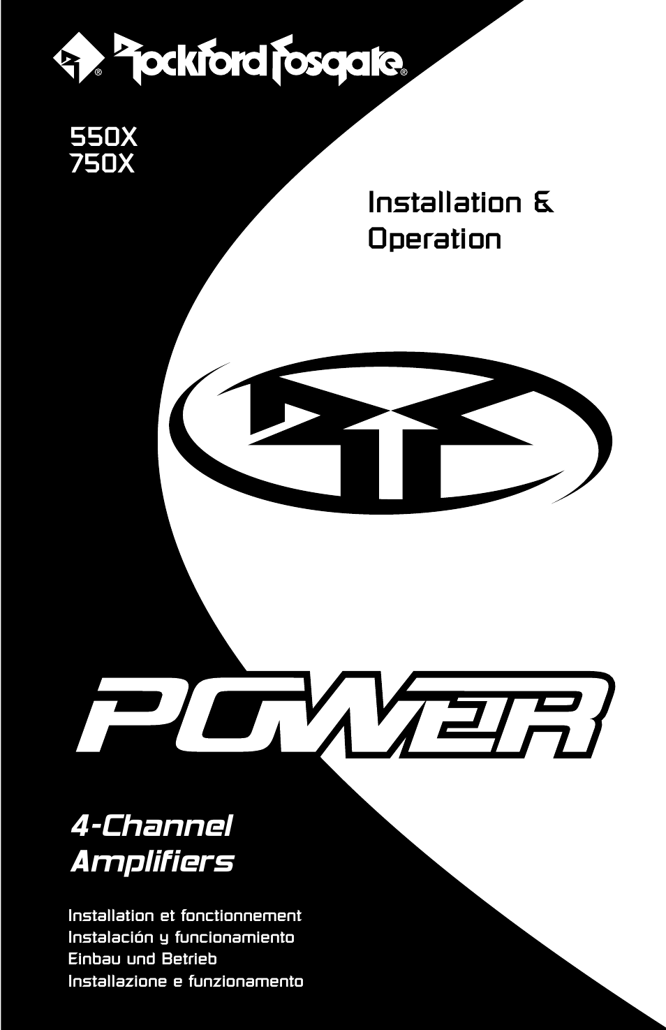 Rockford Fosgate 750X User Manual | 15 pages