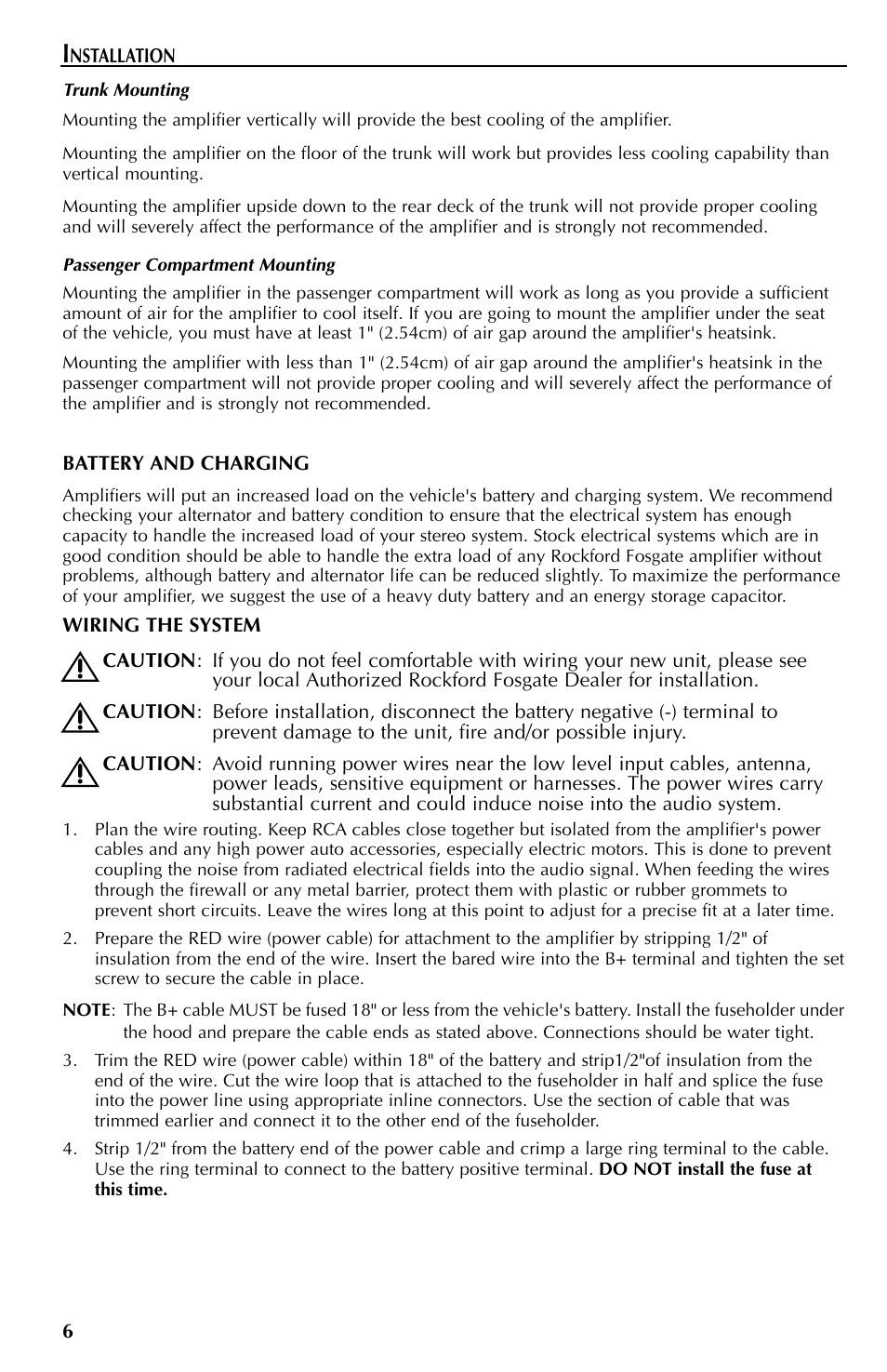 Rockford Fosgate 750X User Manual | Page 6 / 15