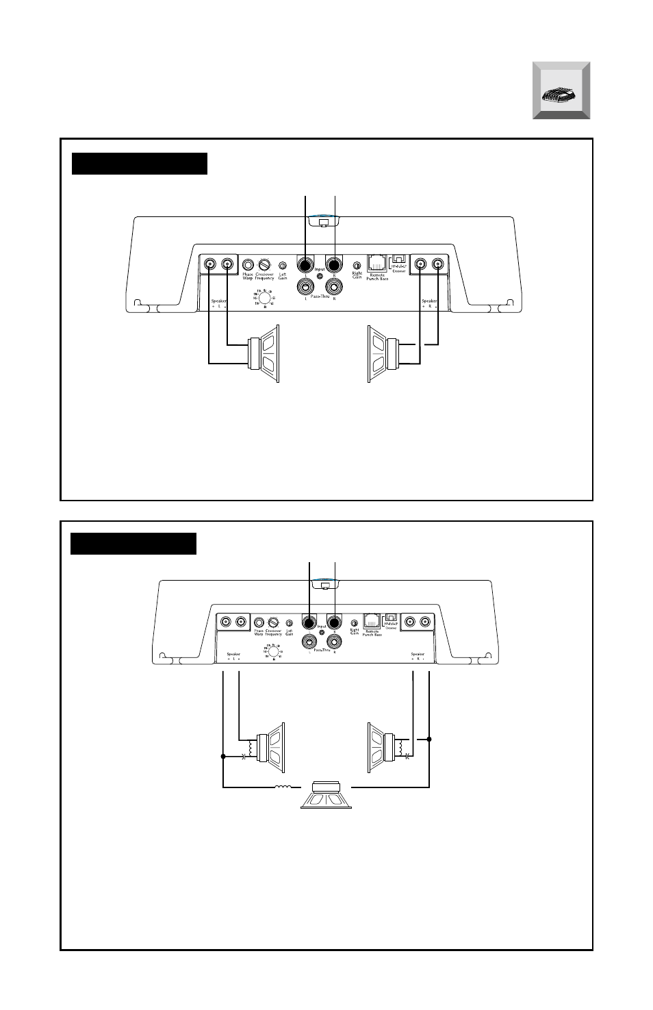 Power 1000, Channel mode 3-channel mode | Rockford Fosgate Power 250 2-Channel User Manual | Page 28 / 56