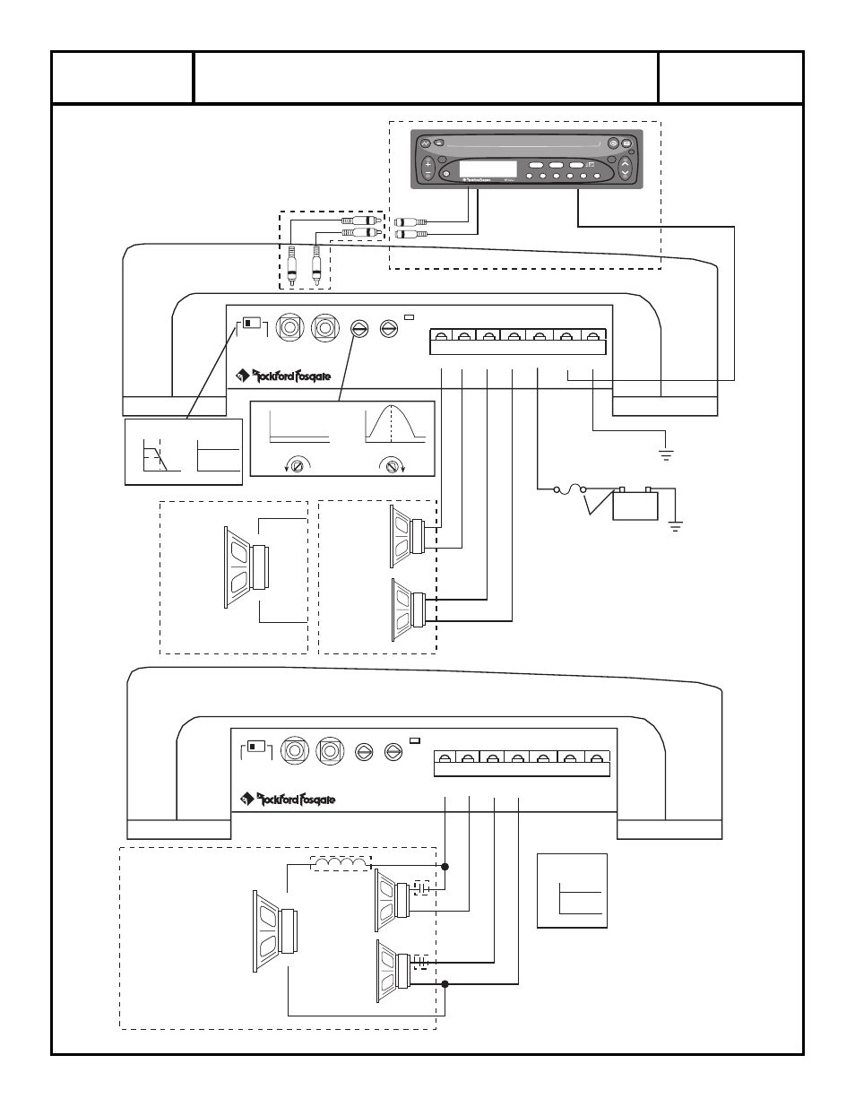 Punch 45.2, Kanal punch amplifier – deutsch, Installations anleitung | Rockford Fosgate PUNCH 45.2 User Manual | Page 10 / 16