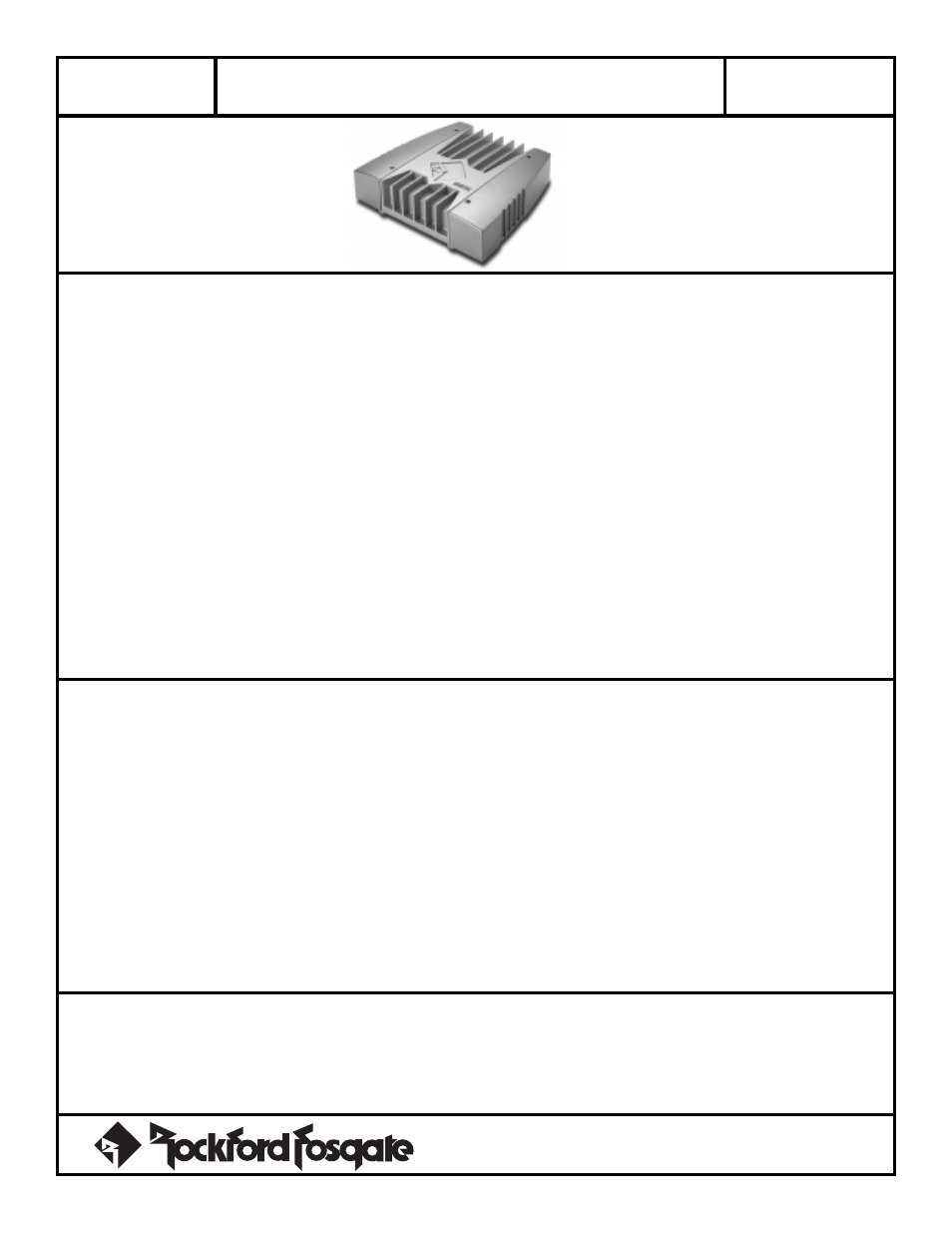 Eatures, Pecifications, Ccessory | Punch 45.2 | Rockford Fosgate PUNCH 45.2 User Manual | Page 3 / 16