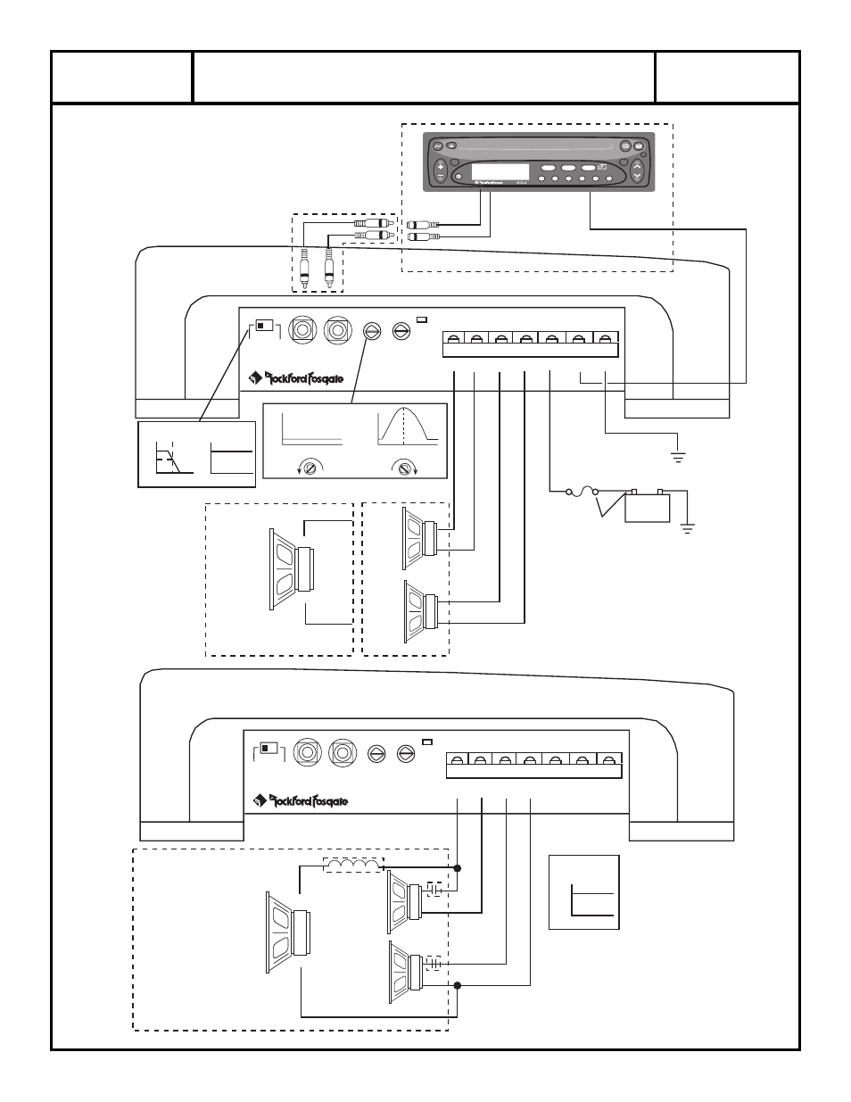 Punch 45.2, Channel punch amplifier, Installation reference sheet | Rockford Fosgate PUNCH 45.2 User Manual | Page 4 / 16