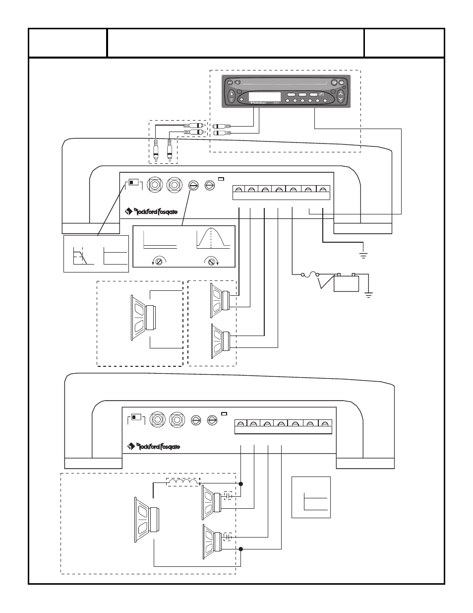 Punch 45.2, Amplificadore de punch a 2 canale – español, Páginas de referencia para la instalación | Rockford Fosgate PUNCH 45.2 User Manual | Page 6 / 16