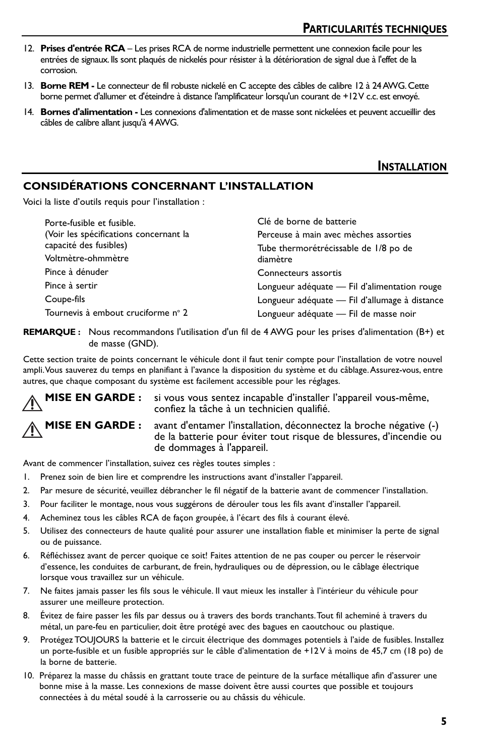 Rockford Fosgate p3002 User Manual | Page 15 / 52