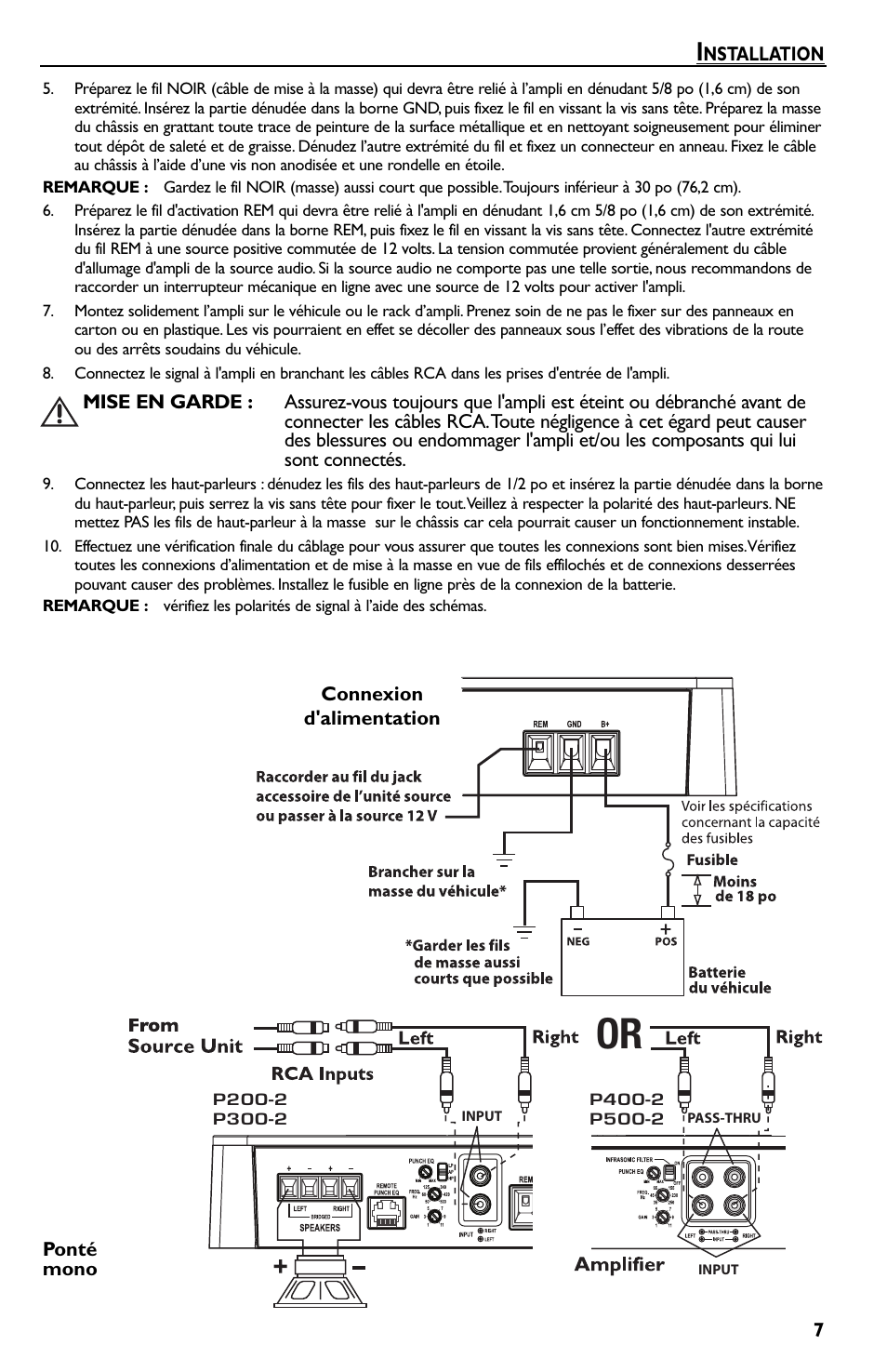 Rockford Fosgate p3002 User Manual | Page 17 / 52