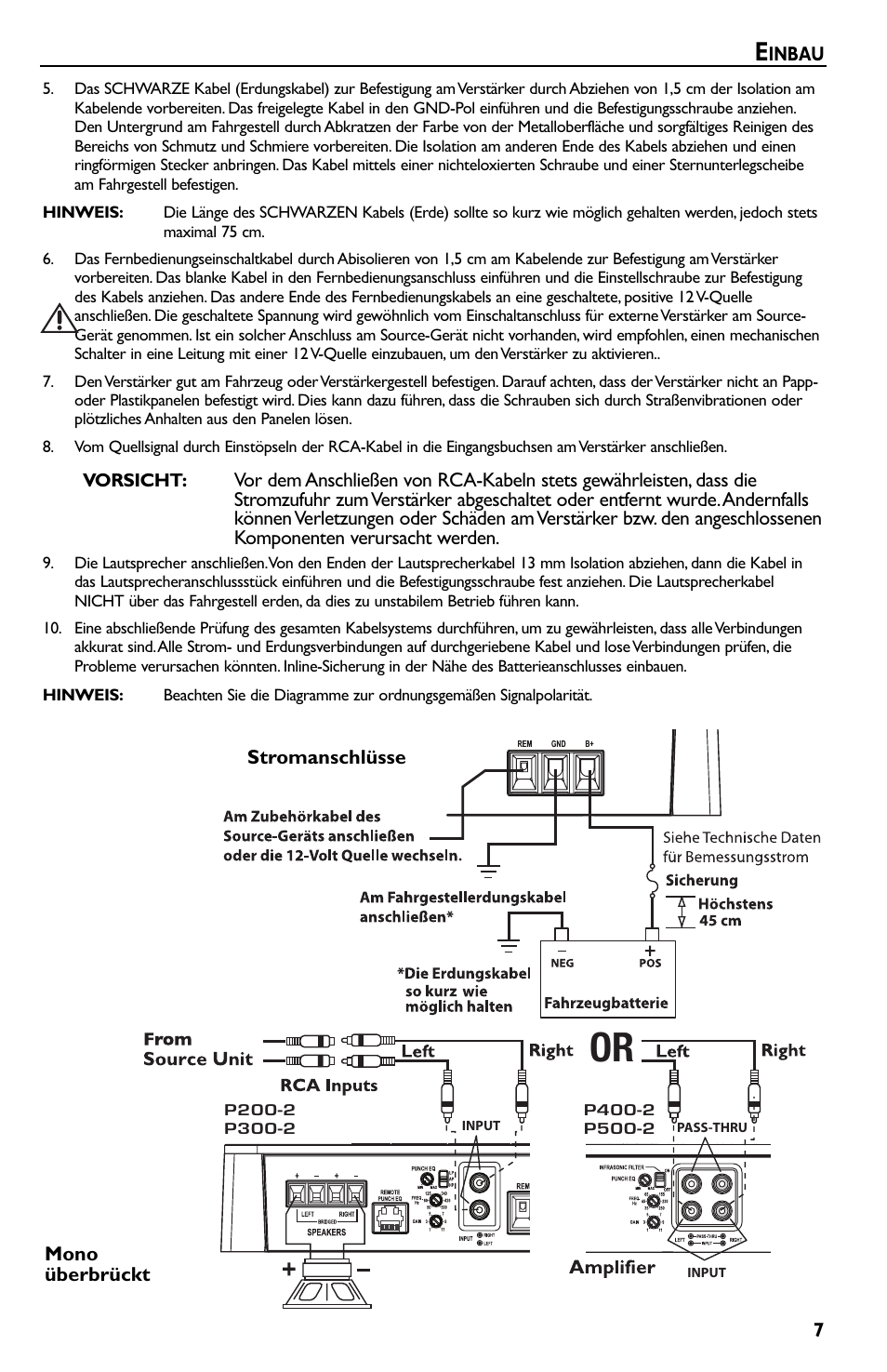 Rockford Fosgate p3002 User Manual | Page 37 / 52