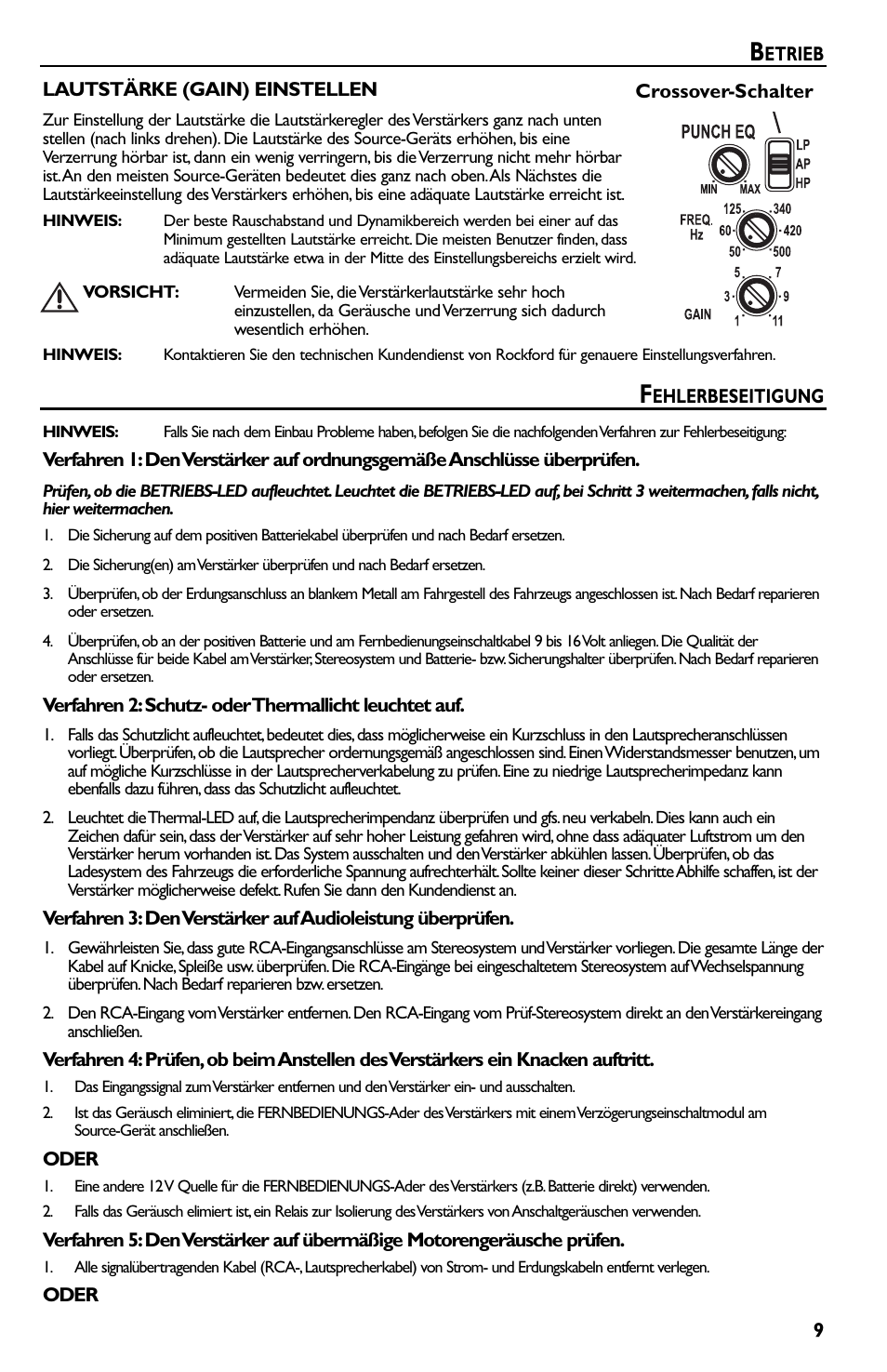 Rockford Fosgate p3002 User Manual | Page 39 / 52